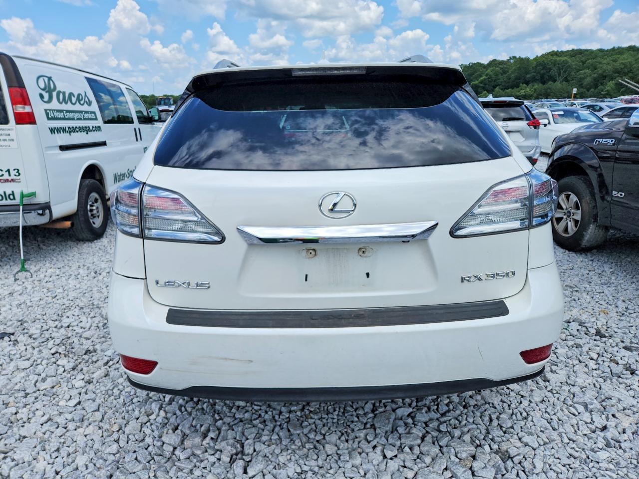 2010 Lexus Rx 350 Белый vin: 2T2BK1BA0AC009850