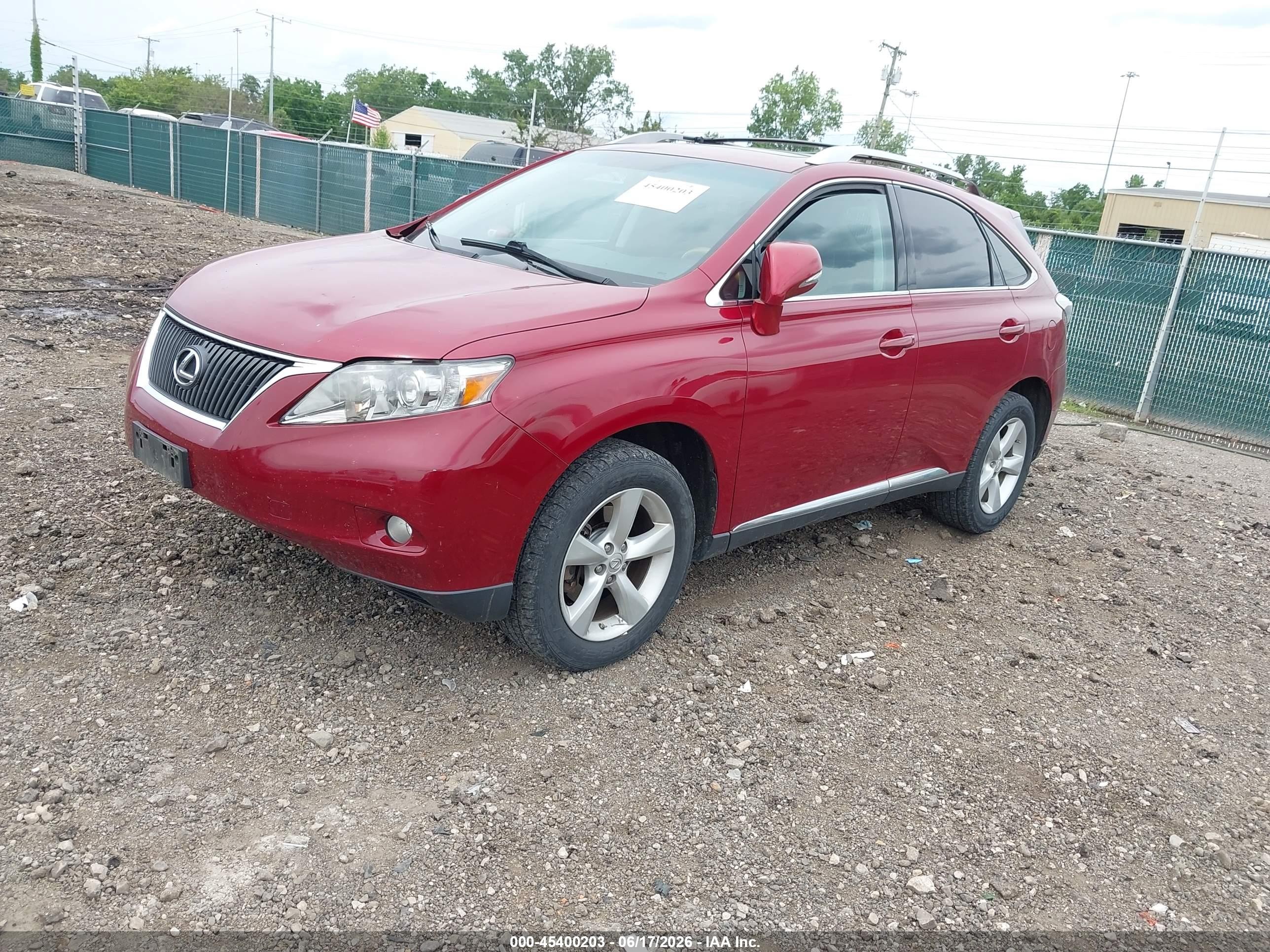 2010 Lexus Rx 350 Maroon vin: 2T2BK1BA0AC011792