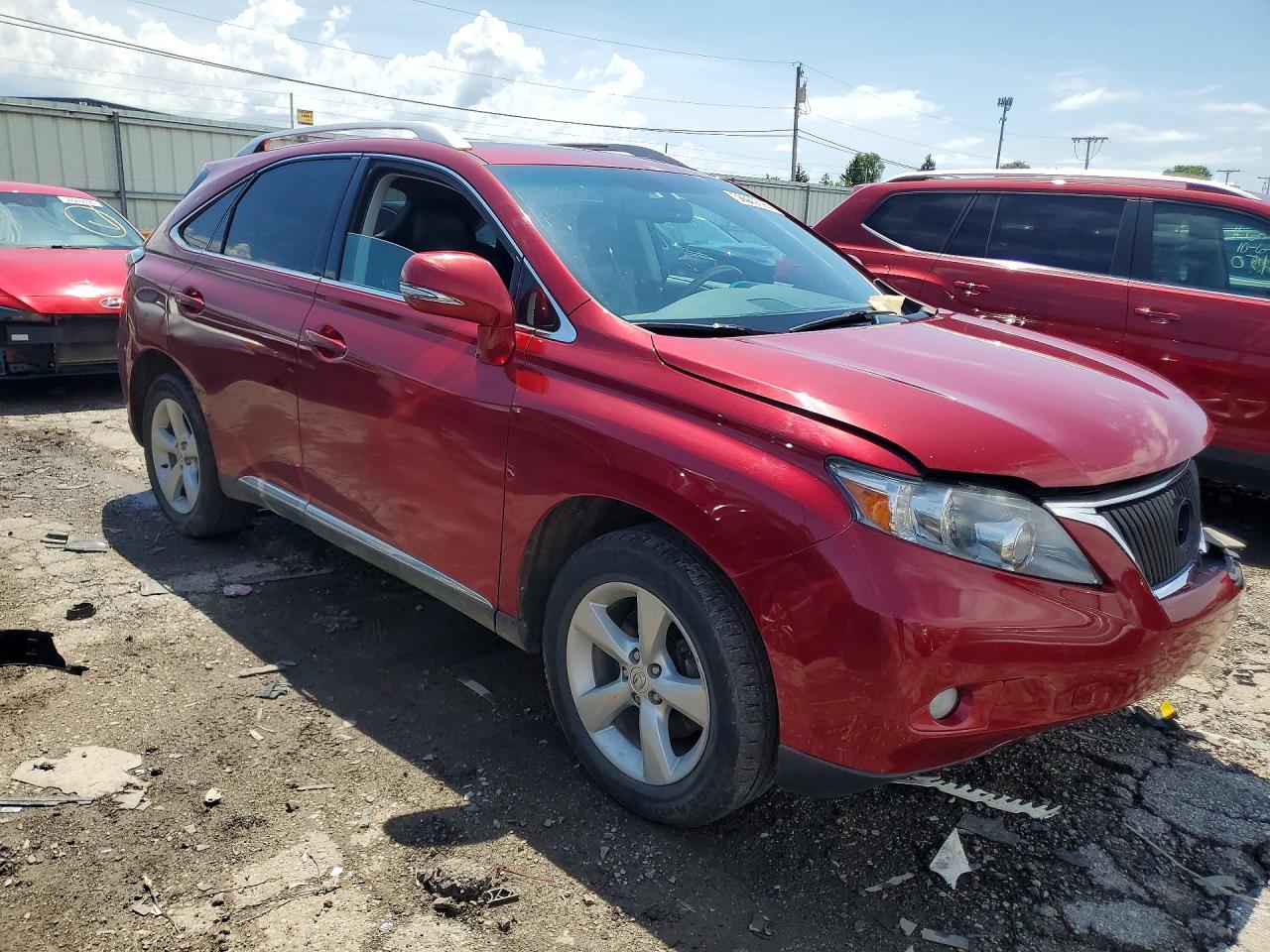 2010 Lexus Rx 350 Red vin: 2T2BK1BA0AC012120