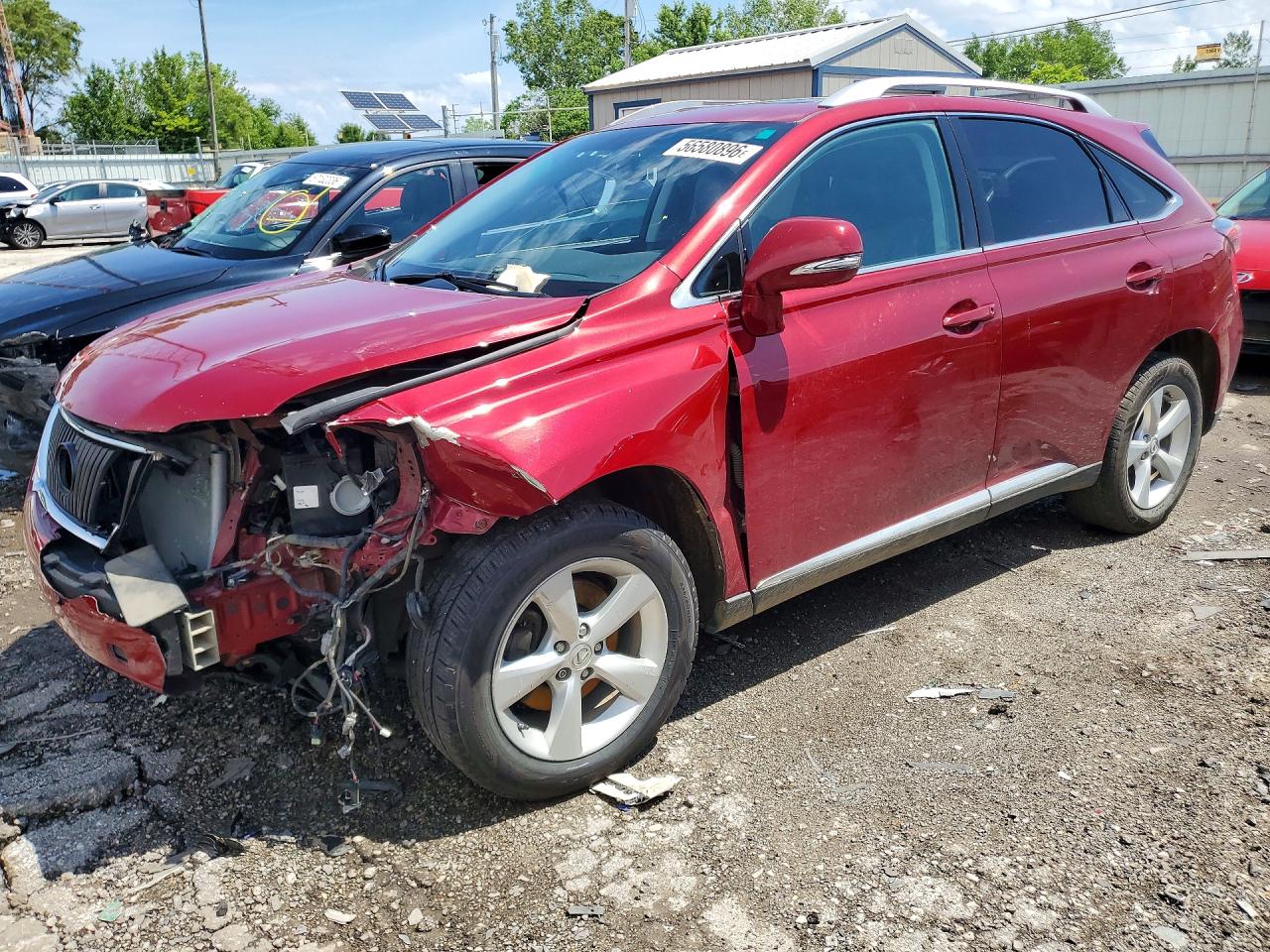 2010 Lexus Rx 350 Red vin: 2T2BK1BA0AC012120