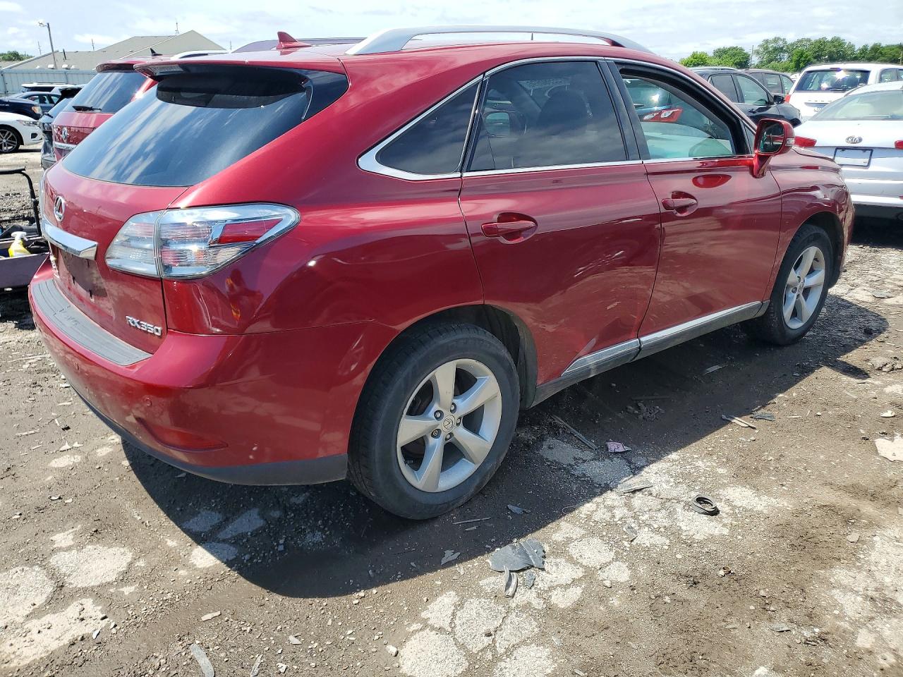 2010 Lexus Rx 350 Red vin: 2T2BK1BA0AC012120
