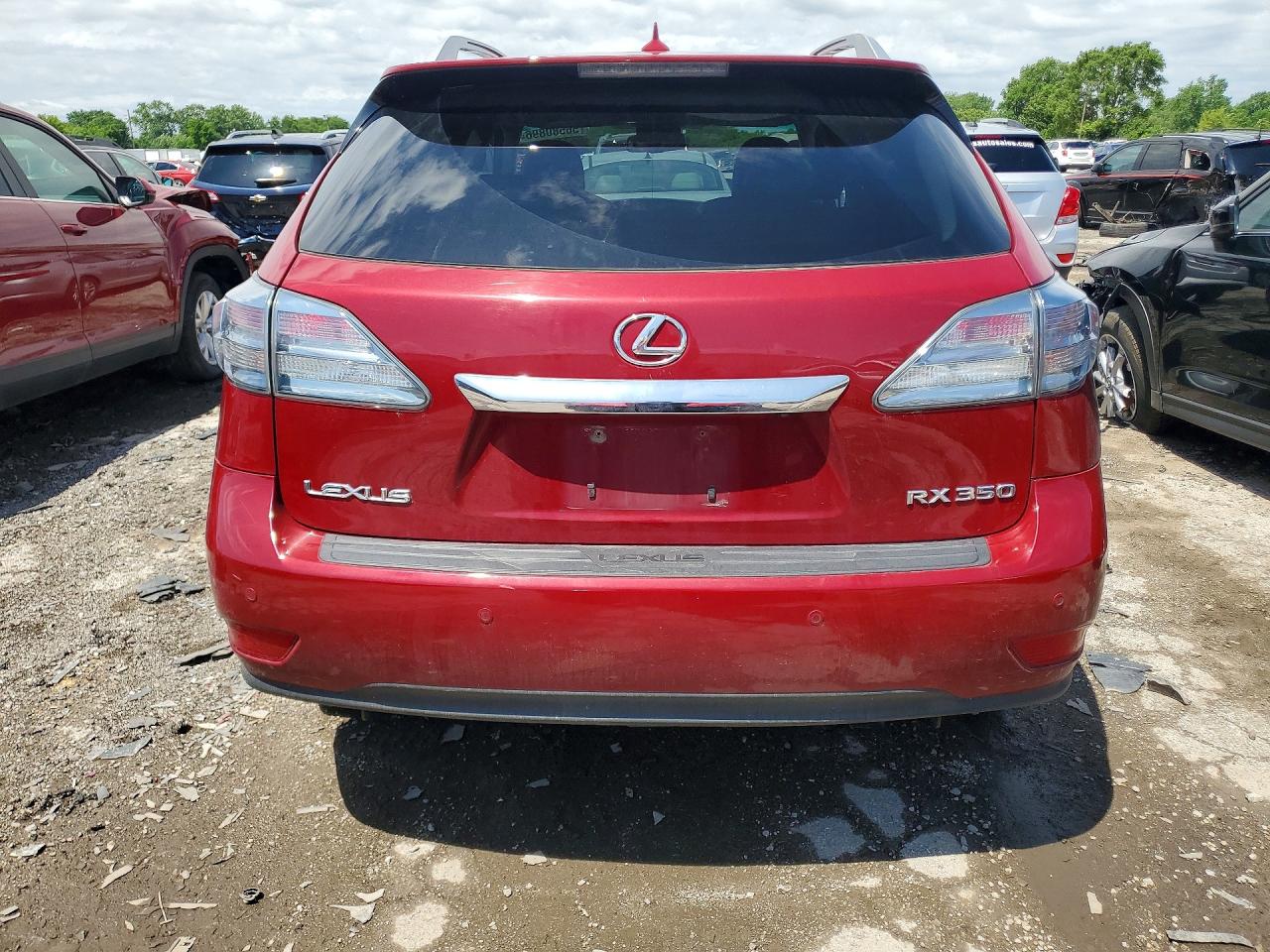 2010 Lexus Rx 350 Red vin: 2T2BK1BA0AC012120
