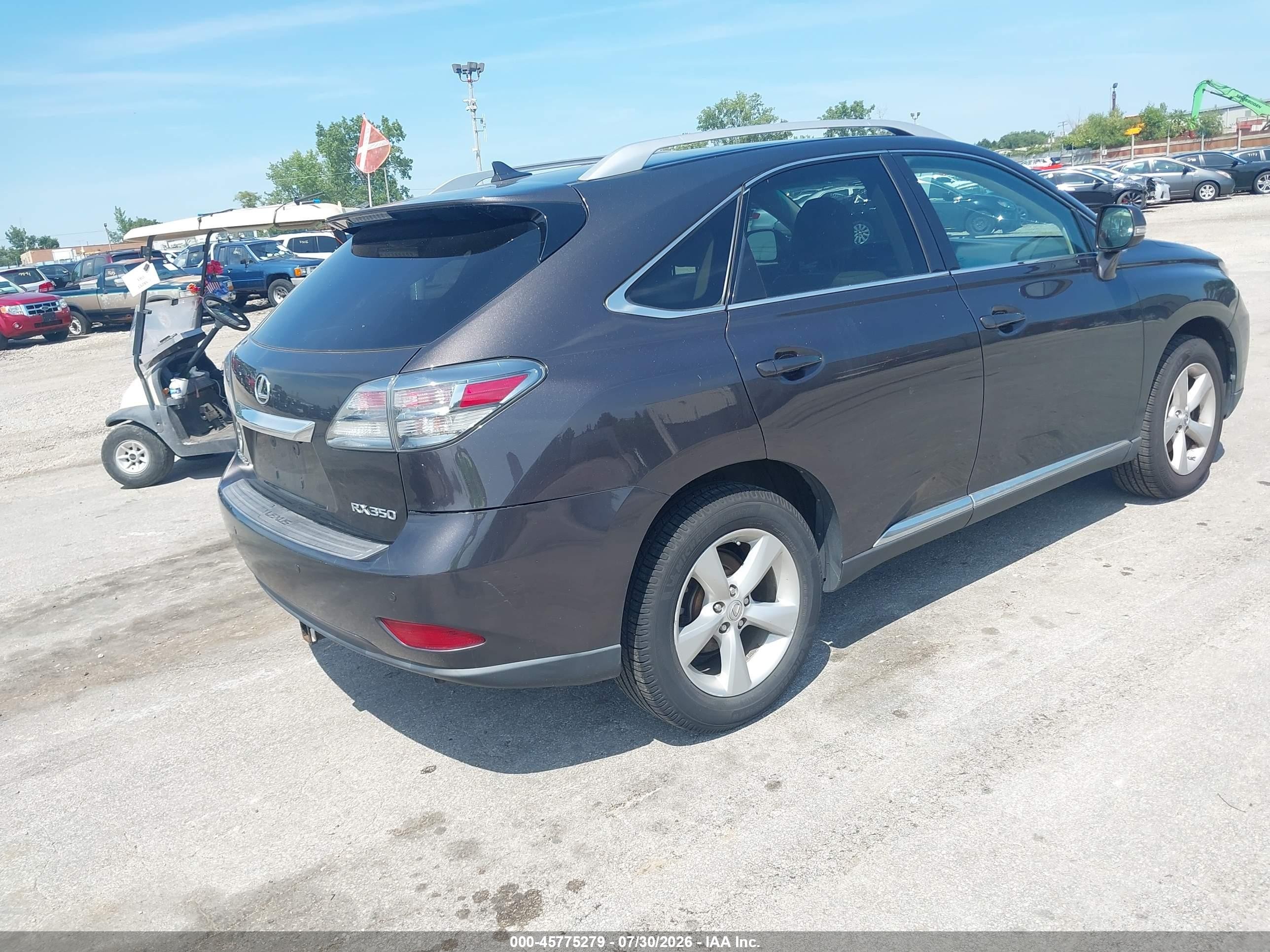 2010 Lexus Rx 350   Gray vin: 2T2BK1BA0AC013915