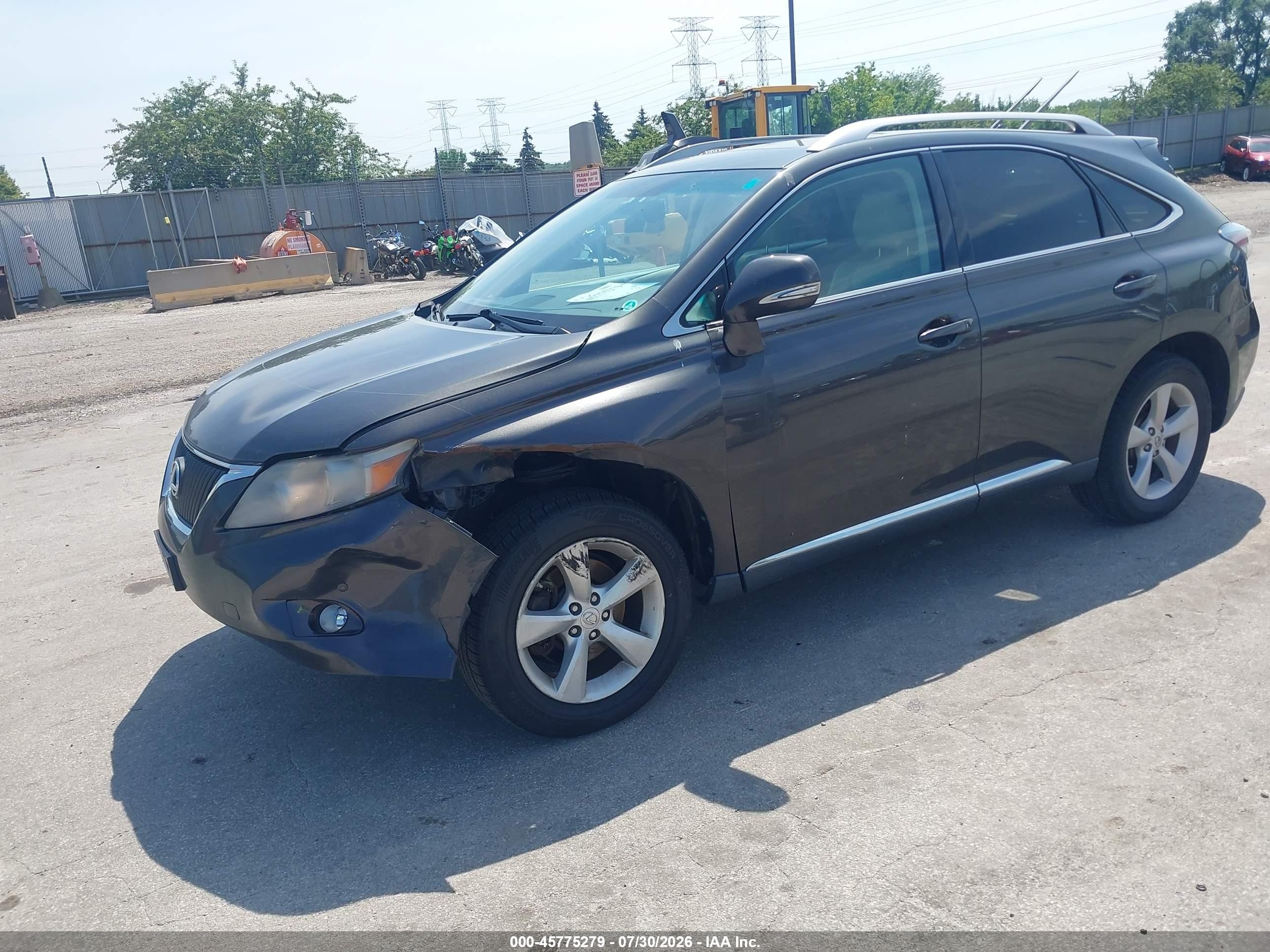 2010 Lexus Rx 350   Gray vin: 2T2BK1BA0AC013915