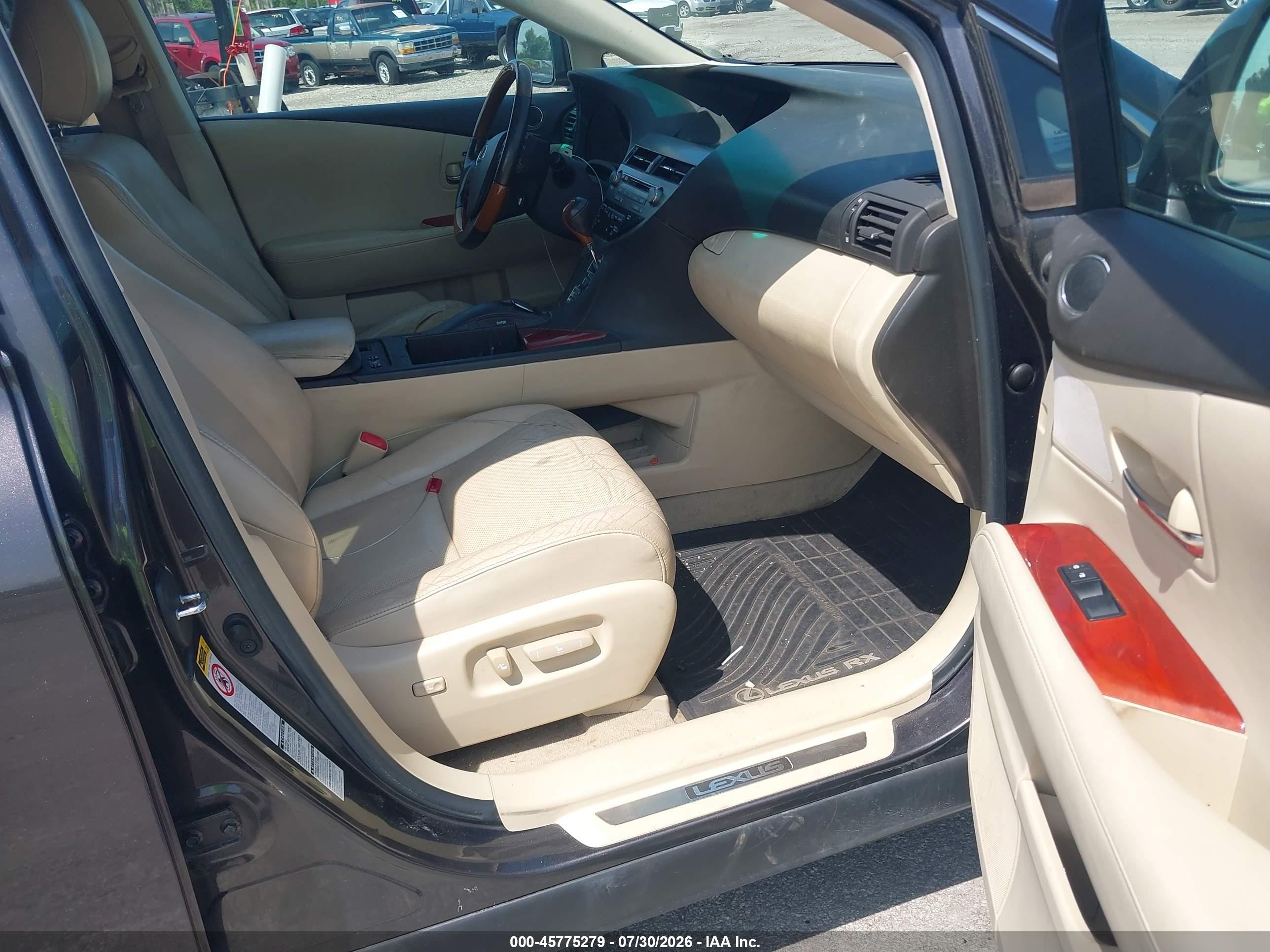 2010 Lexus Rx 350   Gray vin: 2T2BK1BA0AC013915