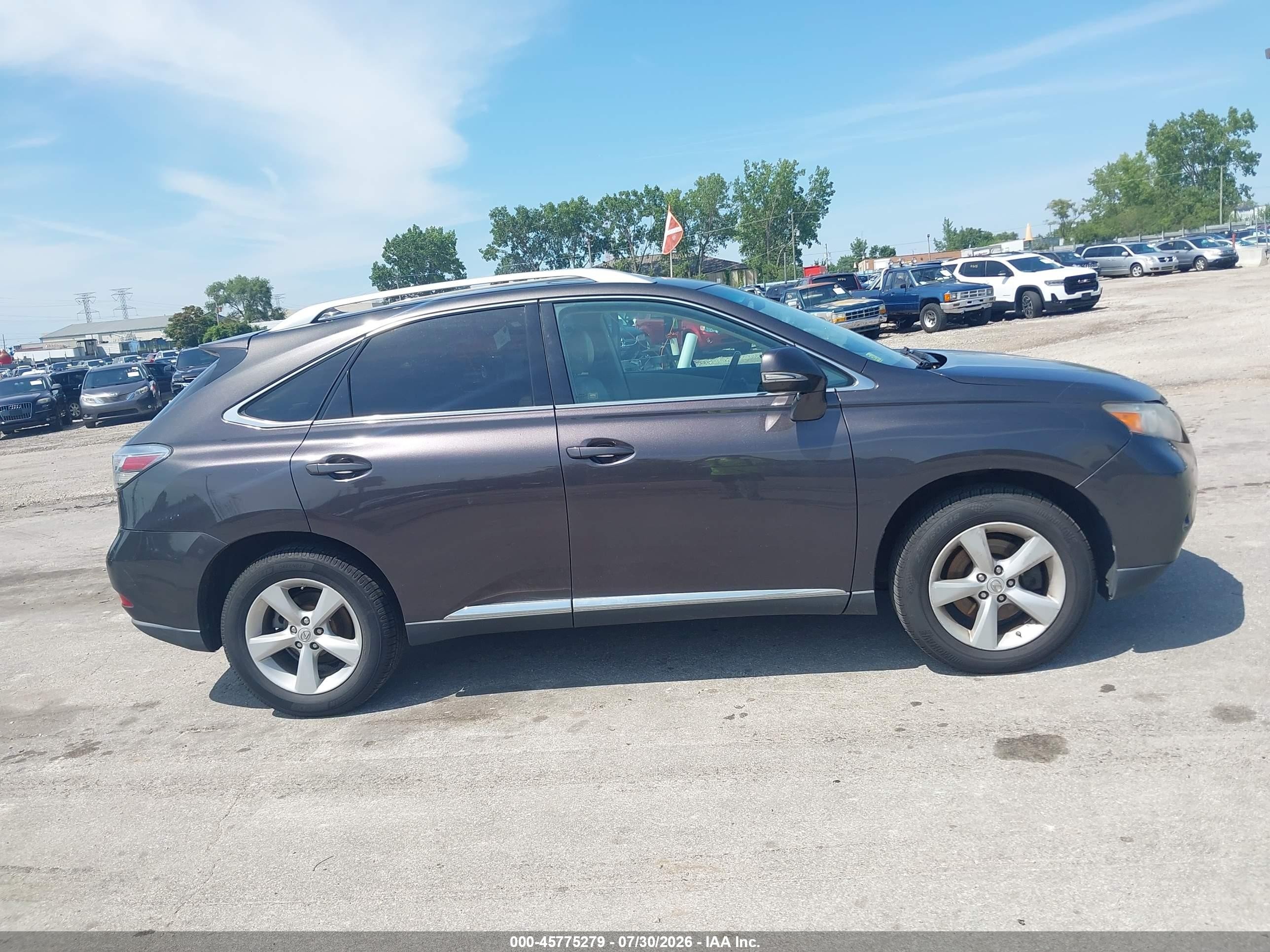 2010 Lexus Rx 350   Gray vin: 2T2BK1BA0AC013915