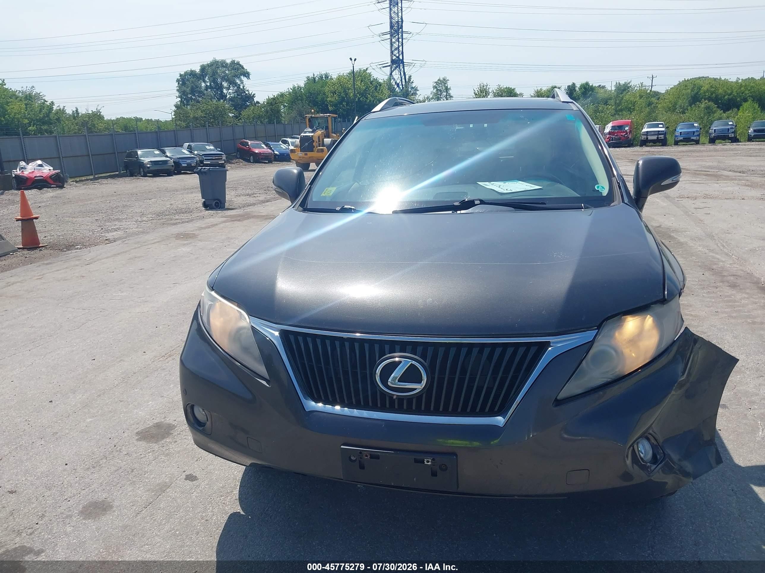 2010 Lexus Rx 350   Gray vin: 2T2BK1BA0AC013915
