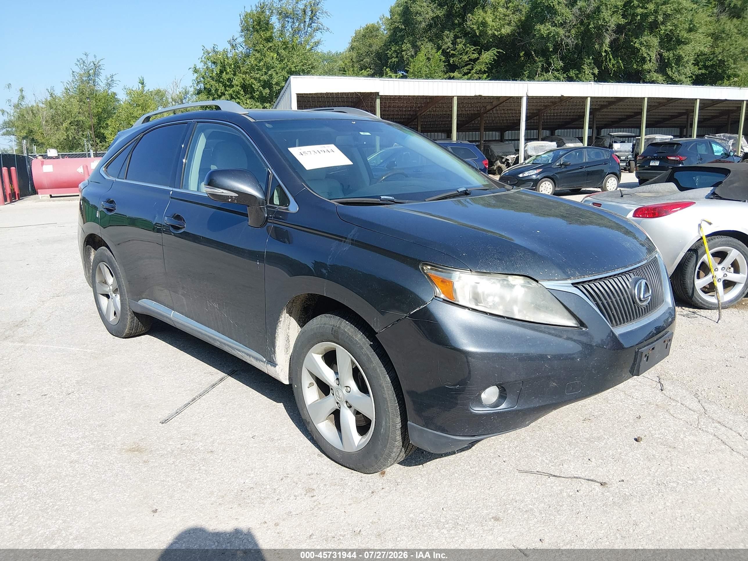 2010 Lexus Rx 350   Серый vin: 2T2BK1BA0AC016894