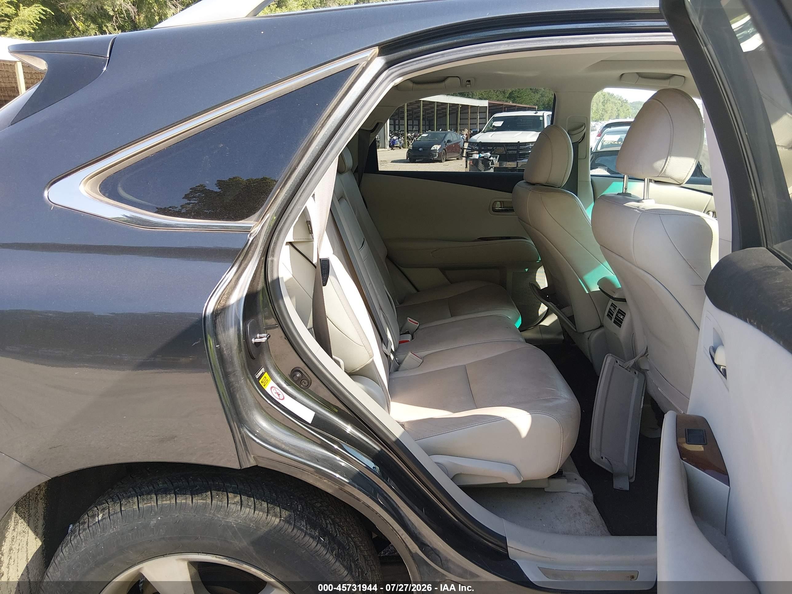 2010 Lexus Rx 350   Серый vin: 2T2BK1BA0AC016894