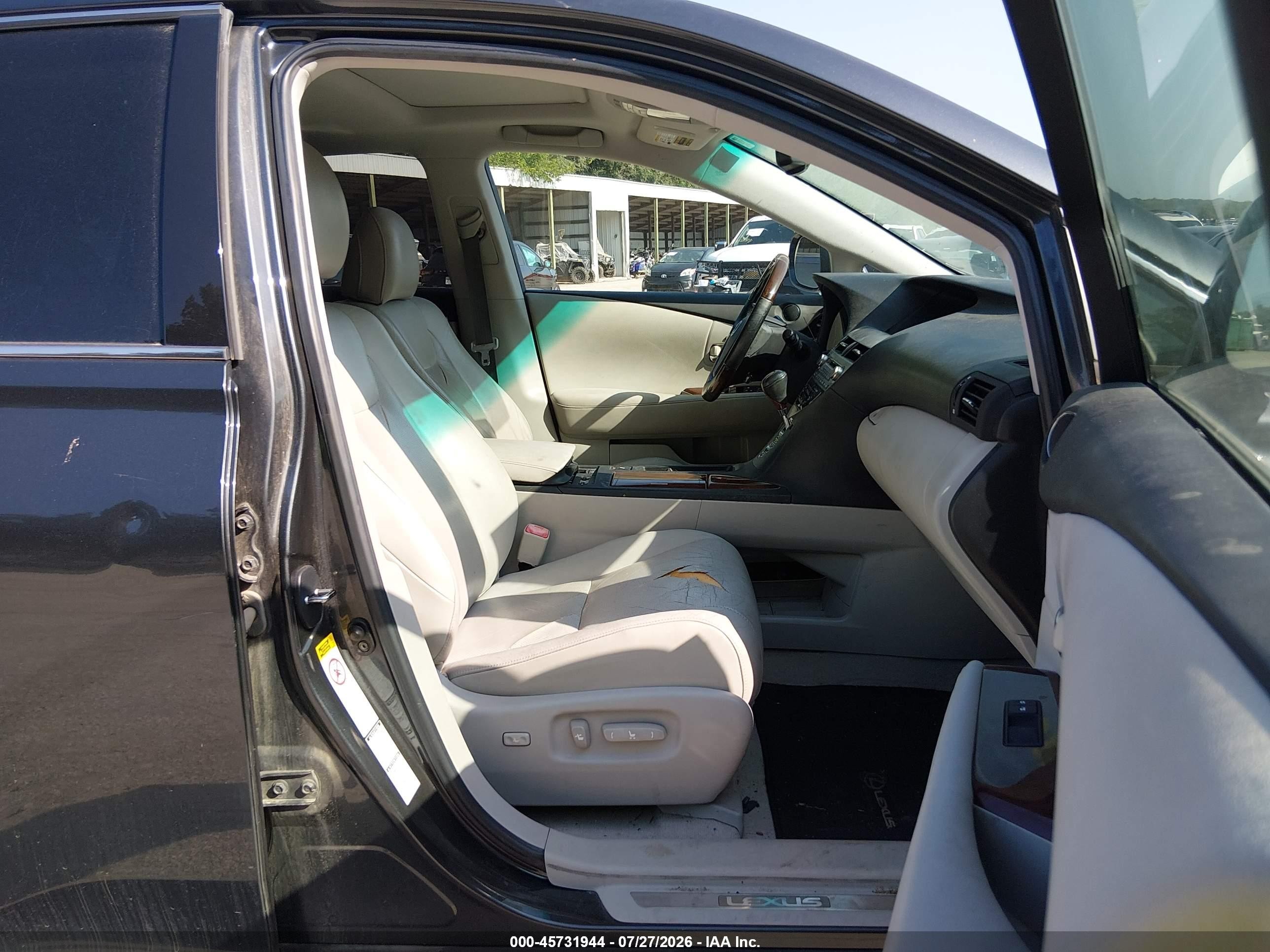 2010 Lexus Rx 350   Серый vin: 2T2BK1BA0AC016894