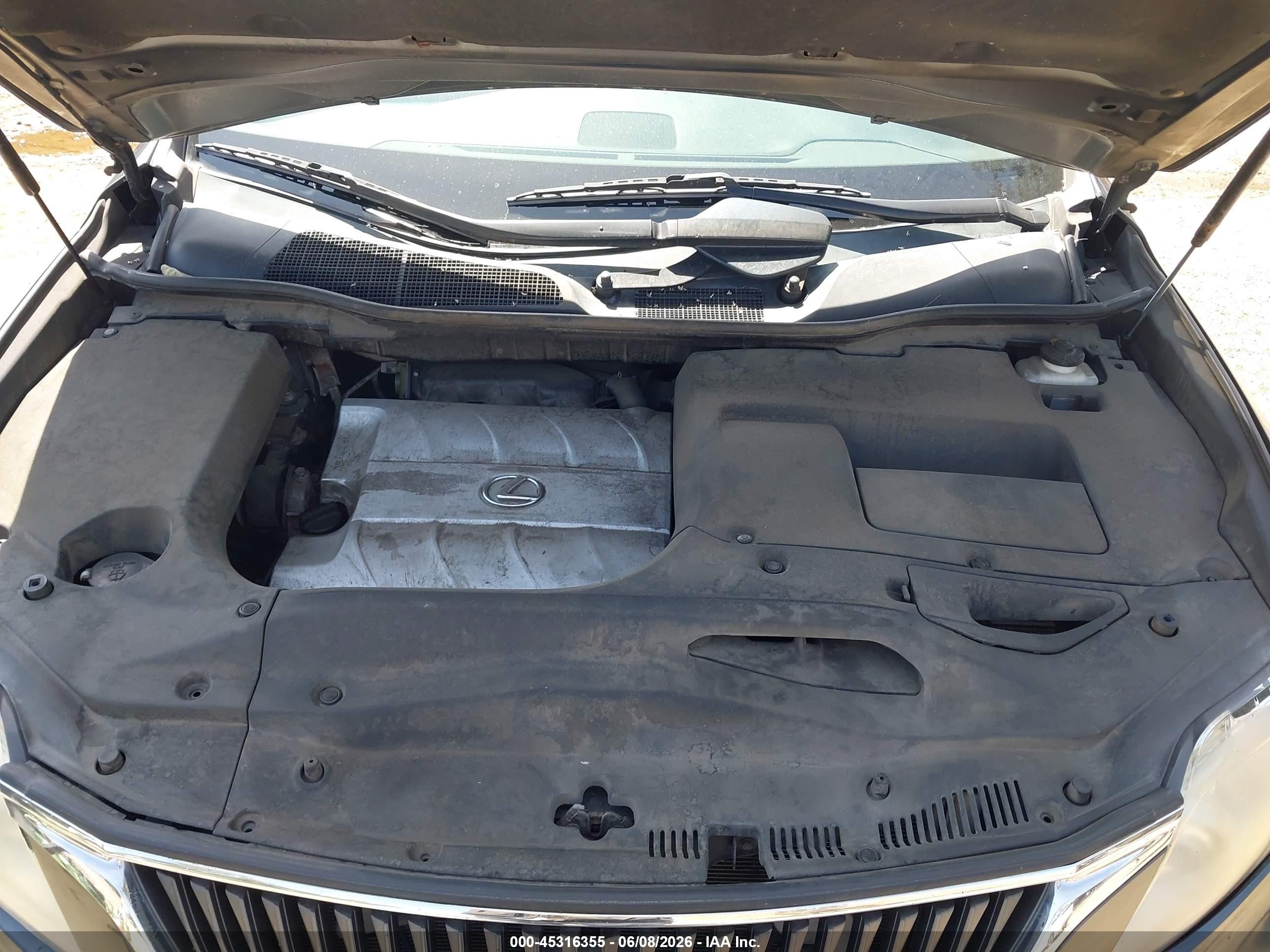 2010 Lexus Rx 350   Gray vin: 2T2BK1BA0AC021691