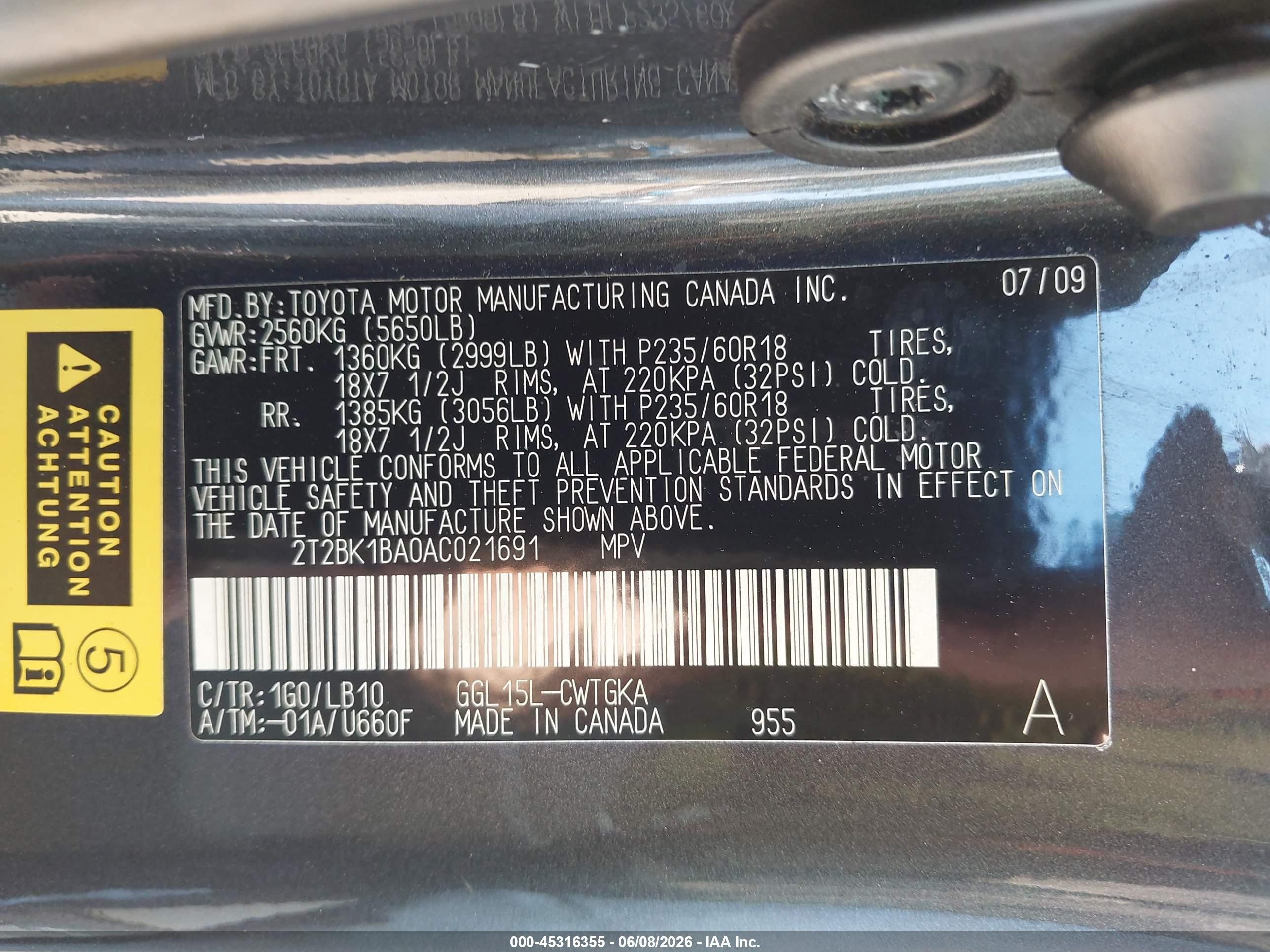 2010 Lexus Rx 350   Gray vin: 2T2BK1BA0AC021691