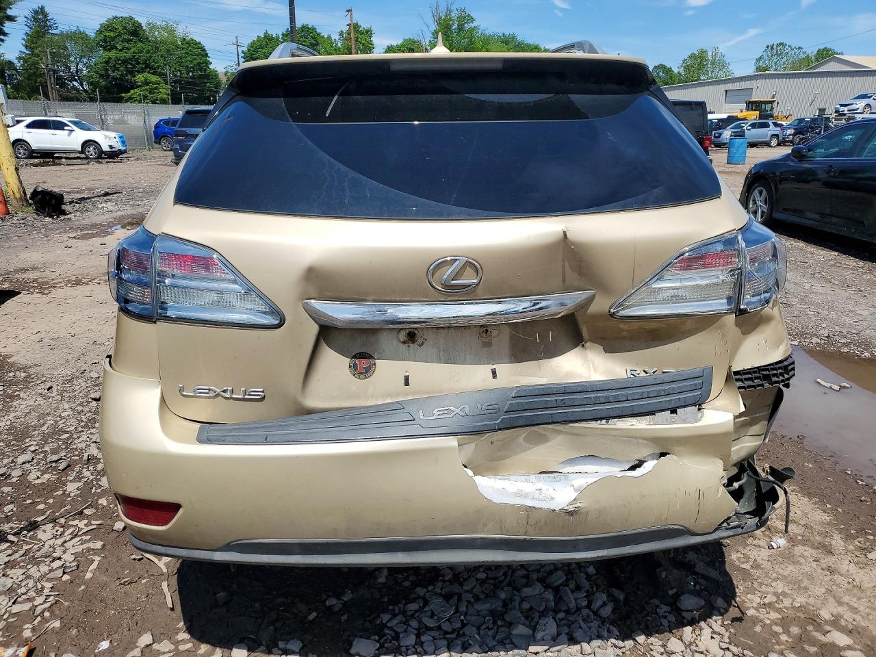 2010 Lexus Rx 350 Gold vin: 2T2BK1BA0AC024476