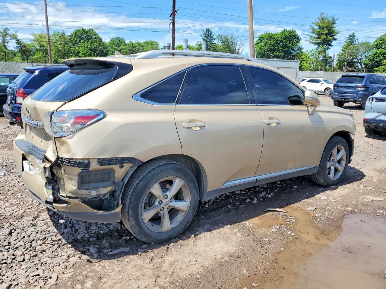 2010 Lexus Rx 350 Gold vin: 2T2BK1BA0AC024476