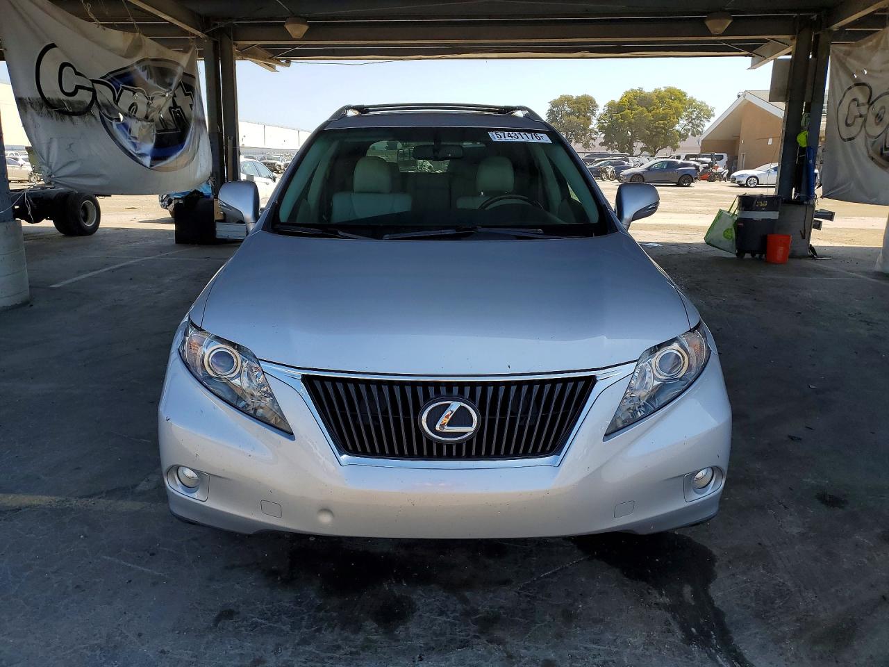 2010 Lexus Rx 350 Silver vin: 2T2BK1BA0AC034585