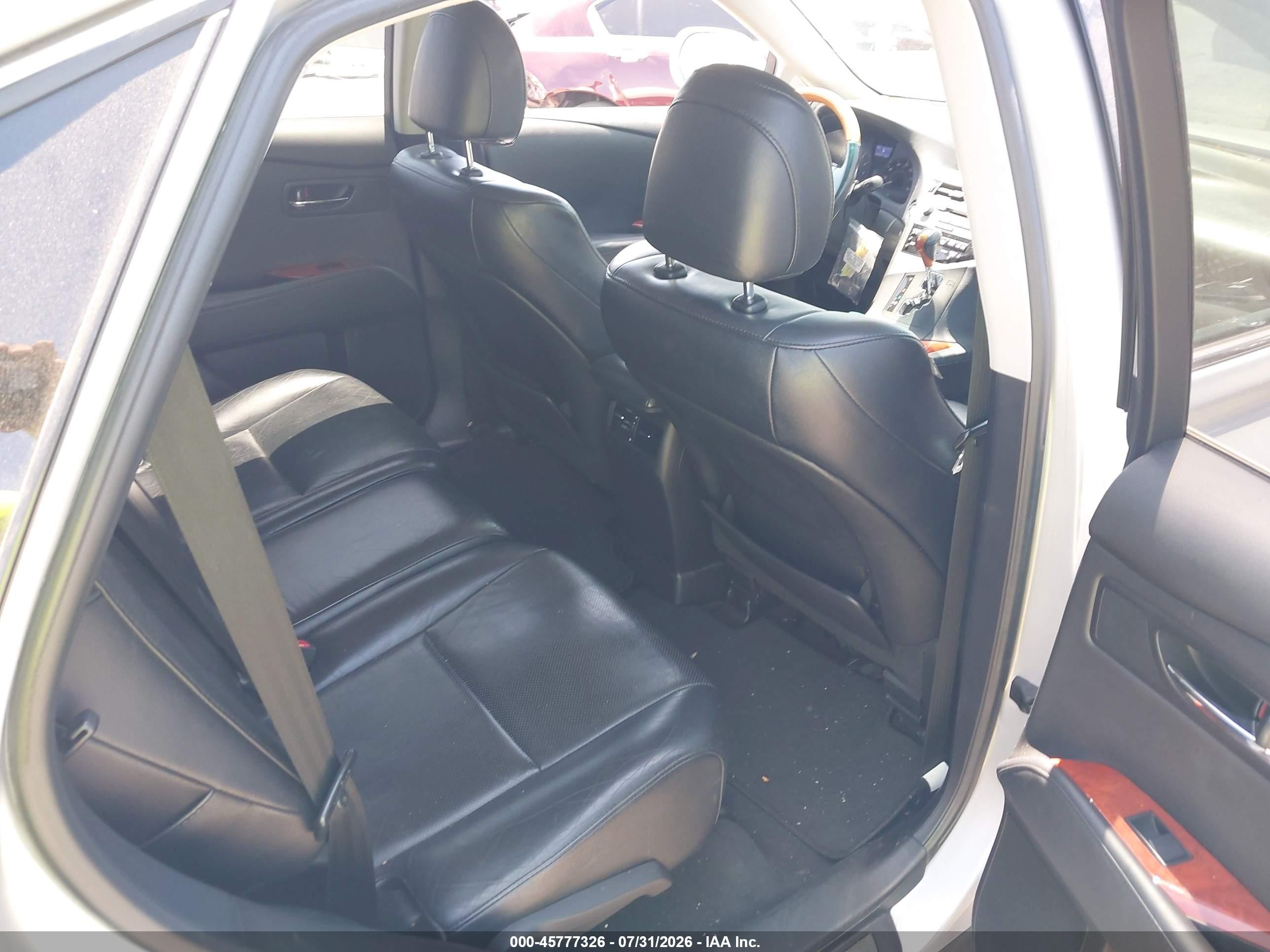 2010 Lexus Rx 350   Silver vin: 2T2BK1BA0AC036367