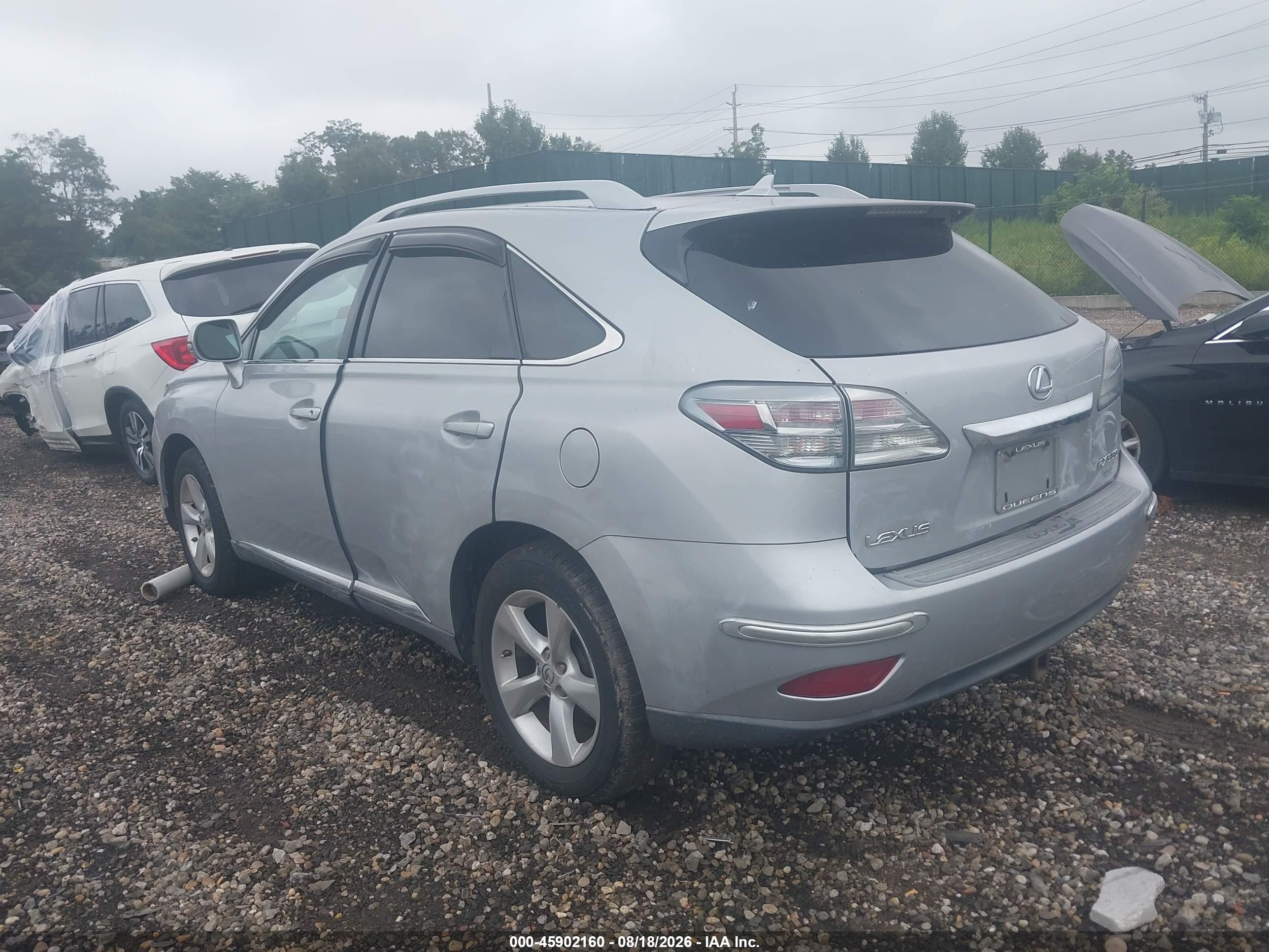 2010 Lexus Rx 350   Серый vin: 2T2BK1BA0AC047661