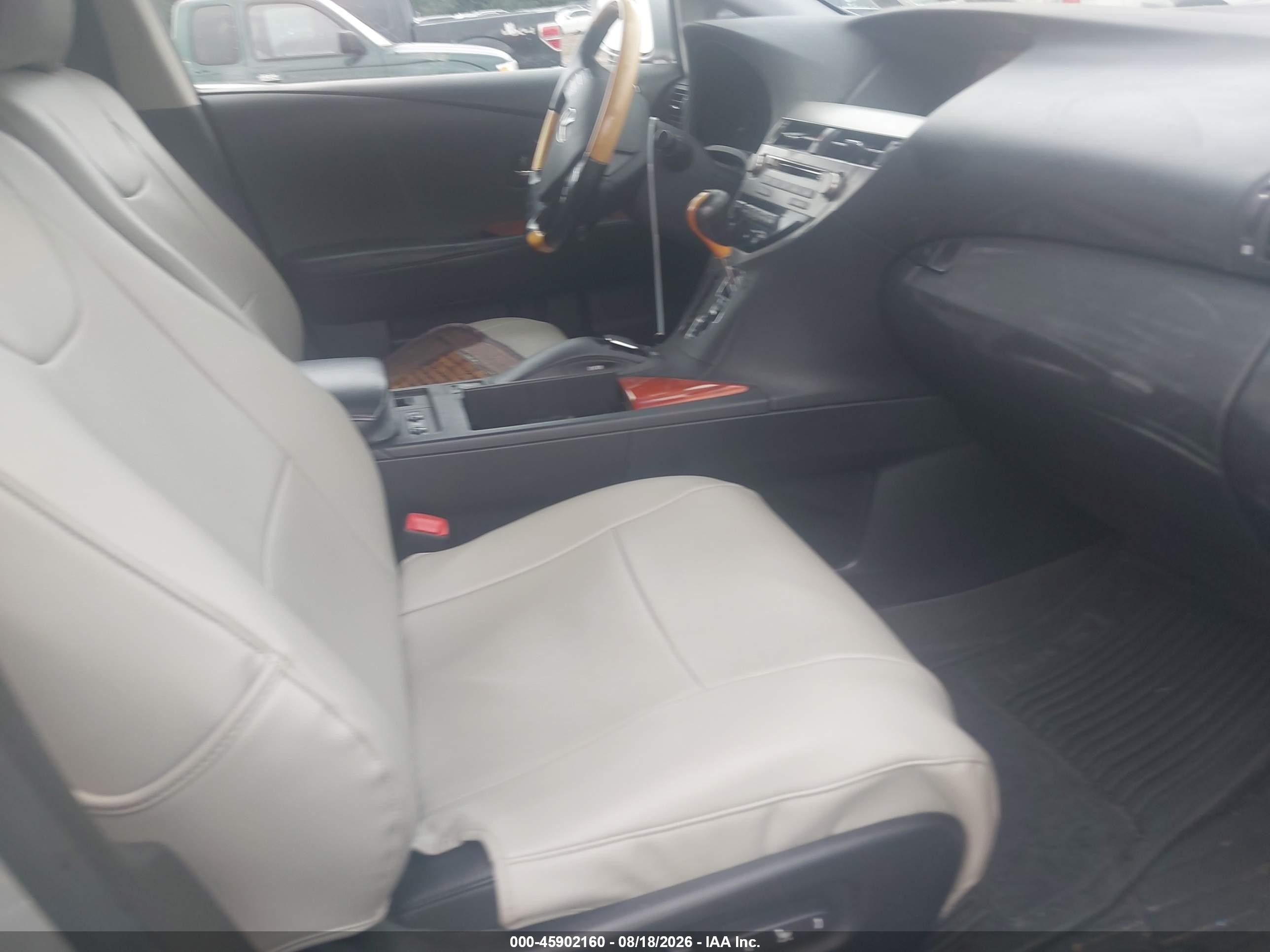 2010 Lexus Rx 350   Серый vin: 2T2BK1BA0AC047661