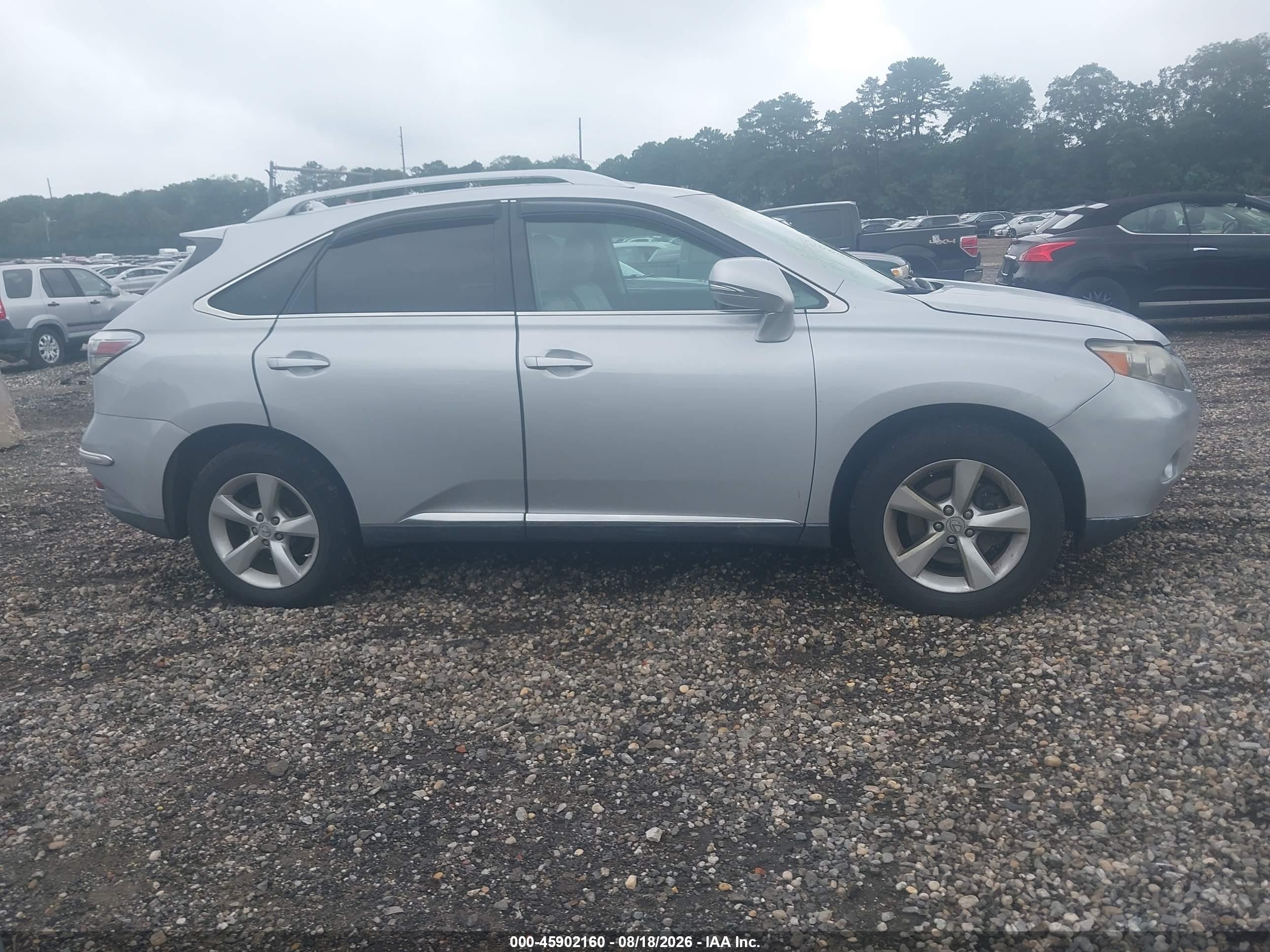 2010 Lexus Rx 350   Серый vin: 2T2BK1BA0AC047661