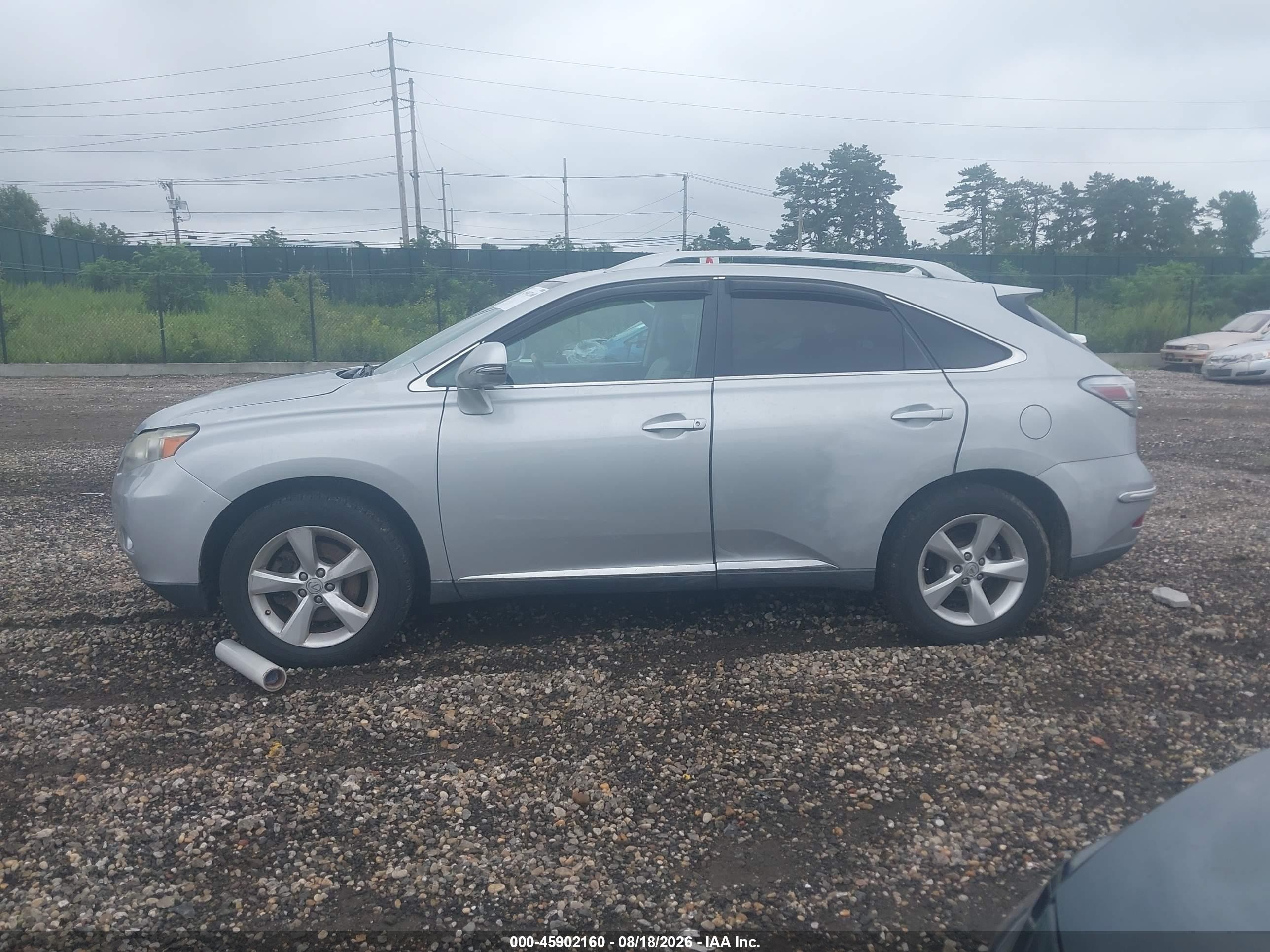 2010 Lexus Rx 350   Серый vin: 2T2BK1BA0AC047661