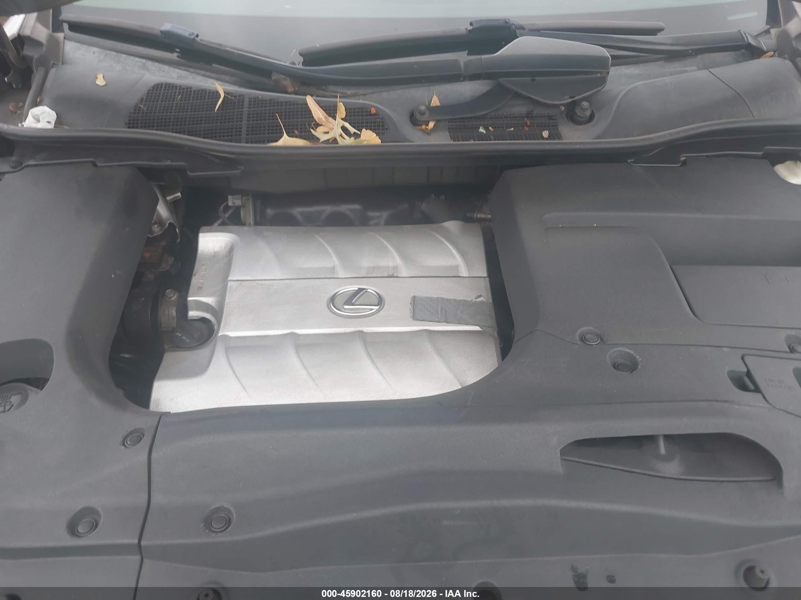 2010 Lexus Rx 350   Серый vin: 2T2BK1BA0AC047661