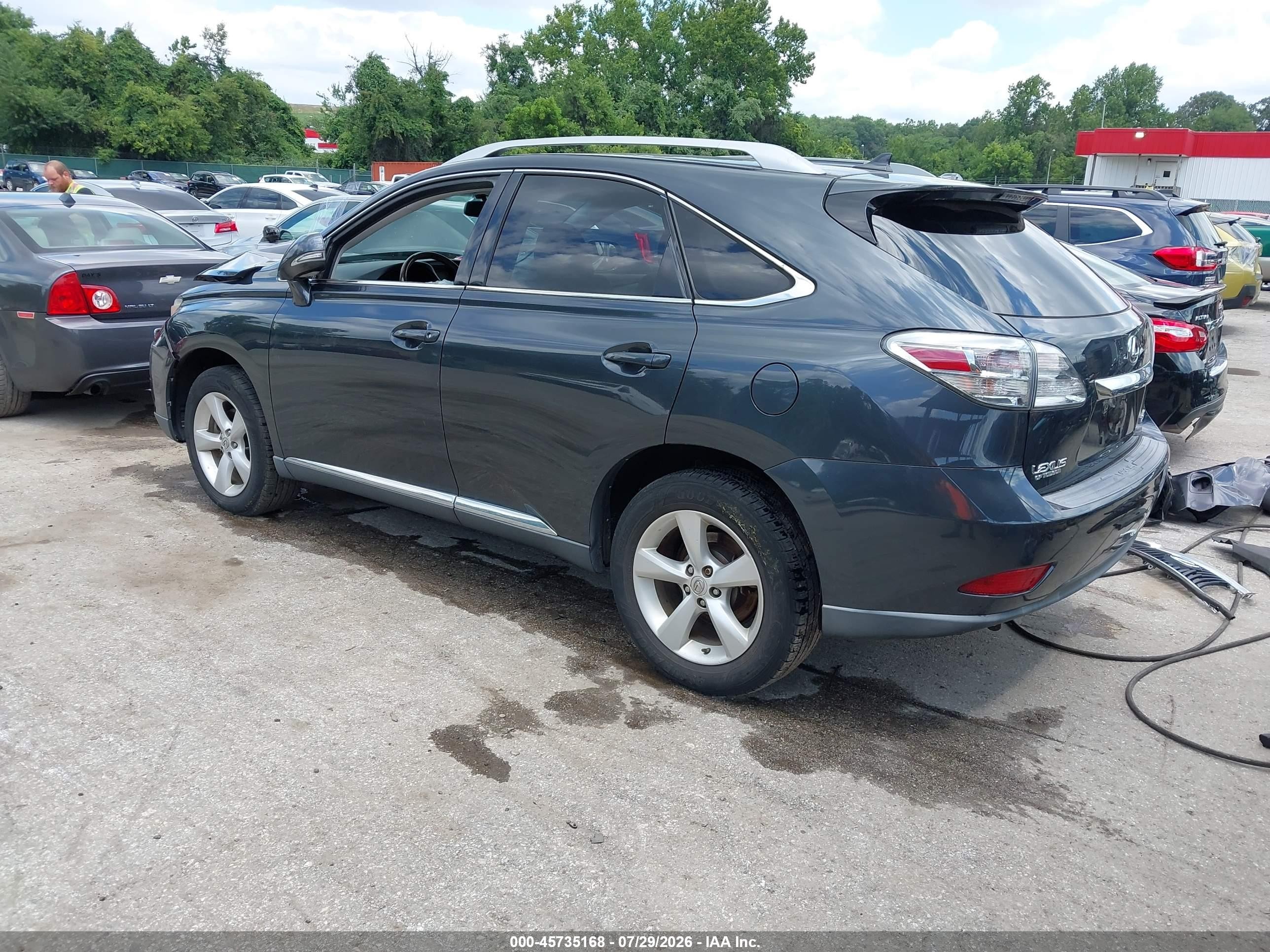 2010 Lexus Rx 350   Gray vin: 2T2BK1BA0AC057946