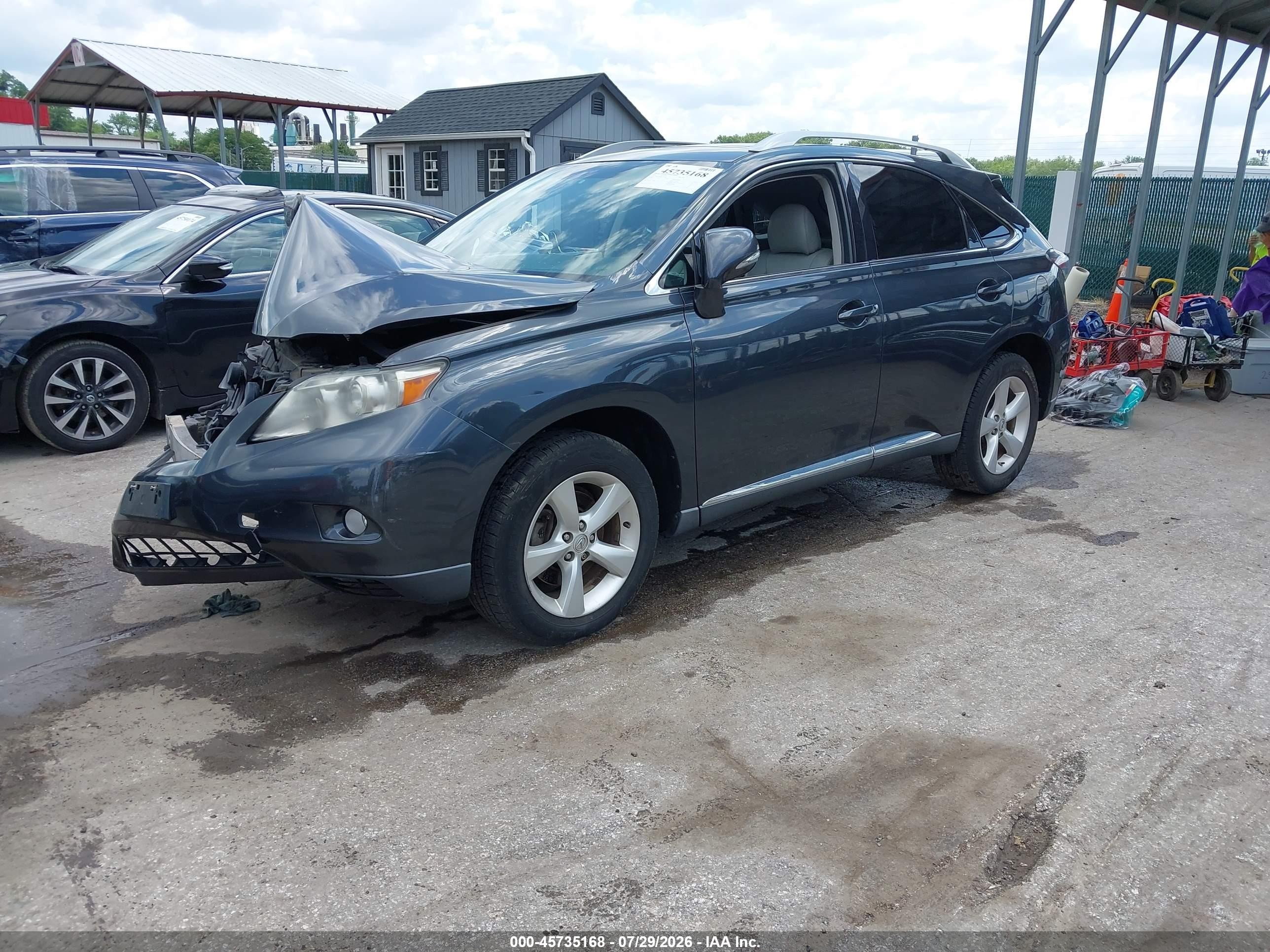 2010 Lexus Rx 350   Gray vin: 2T2BK1BA0AC057946