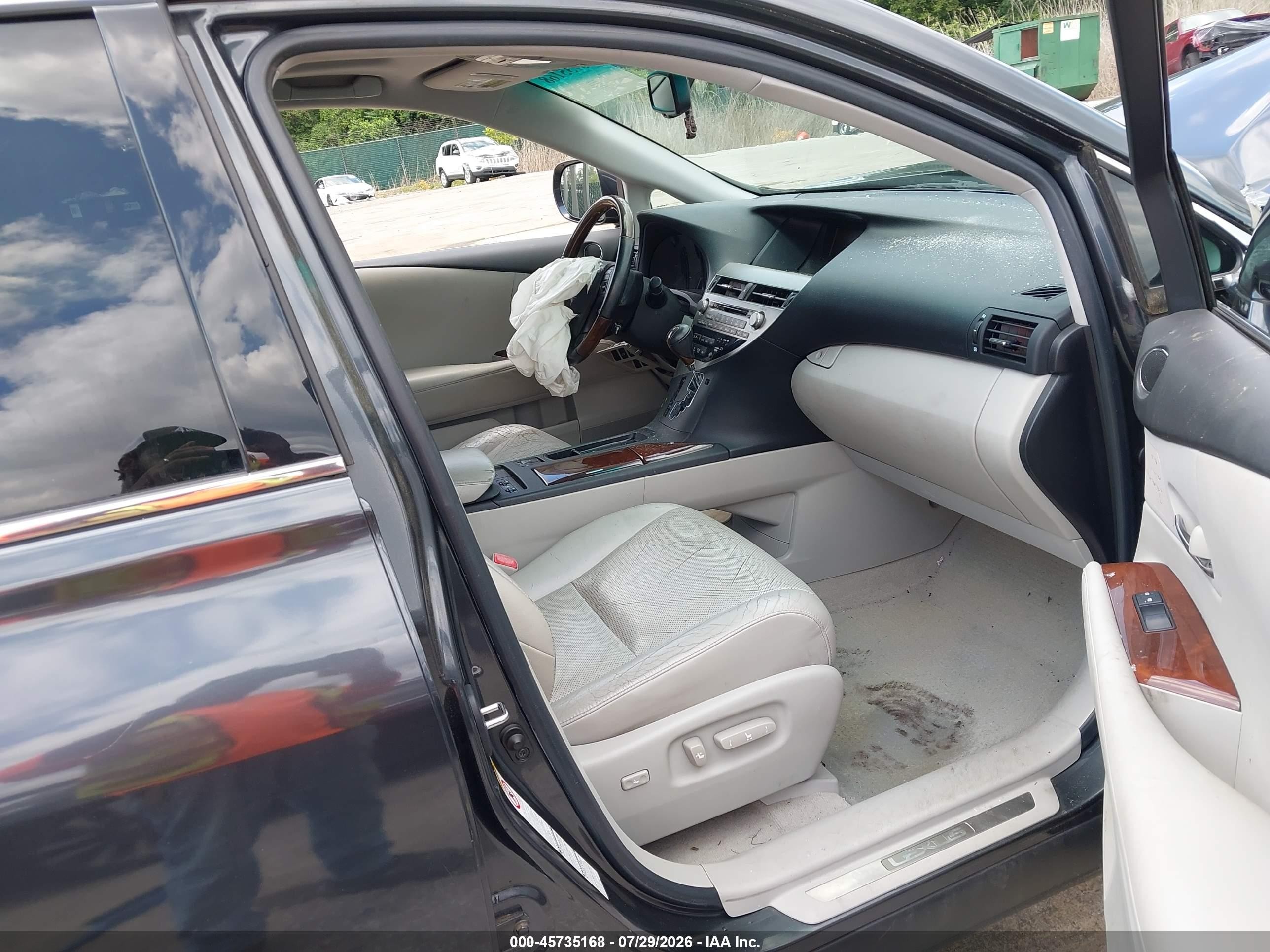 2010 Lexus Rx 350   Gray vin: 2T2BK1BA0AC057946