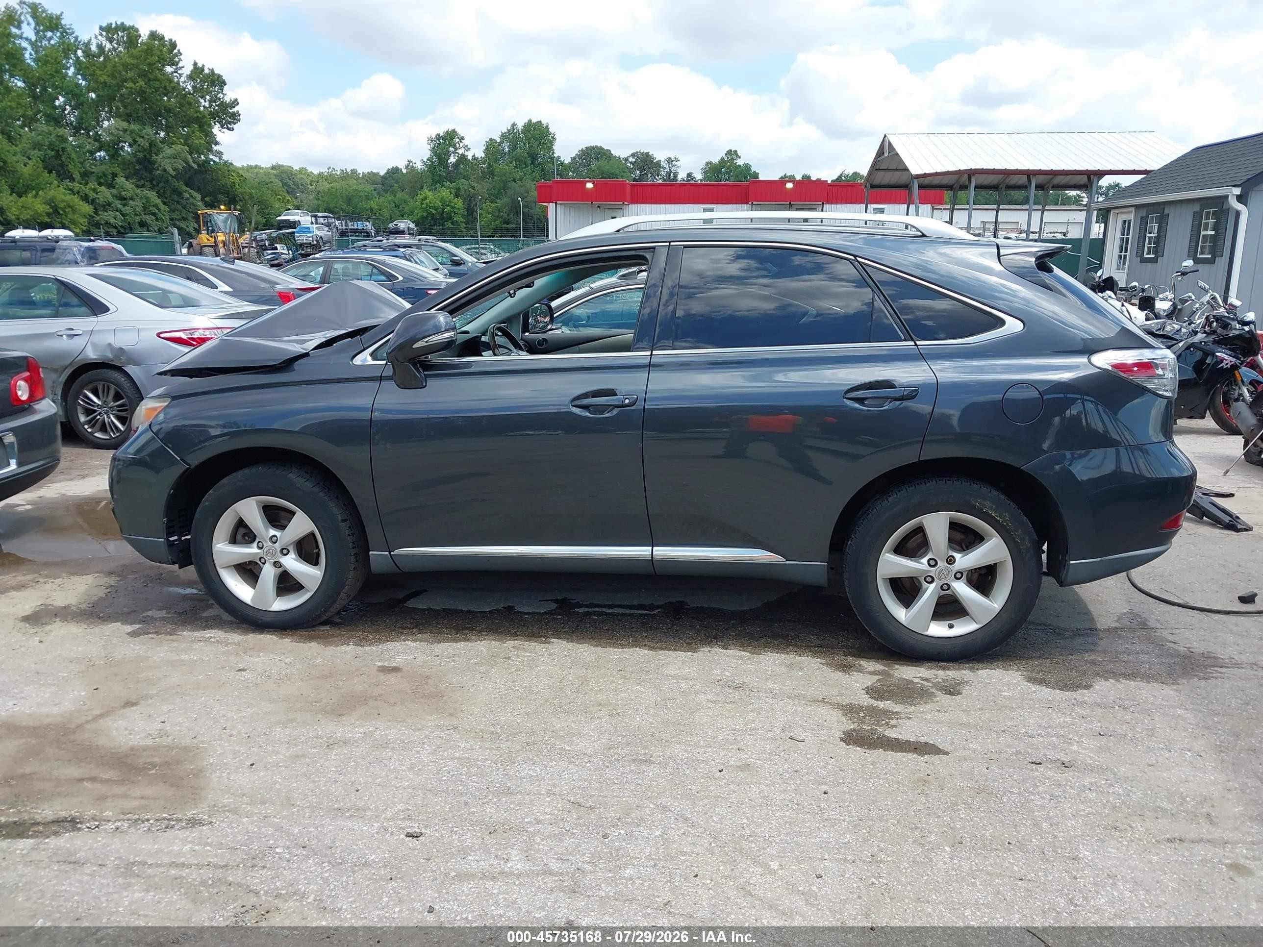 2010 Lexus Rx 350   Gray vin: 2T2BK1BA0AC057946