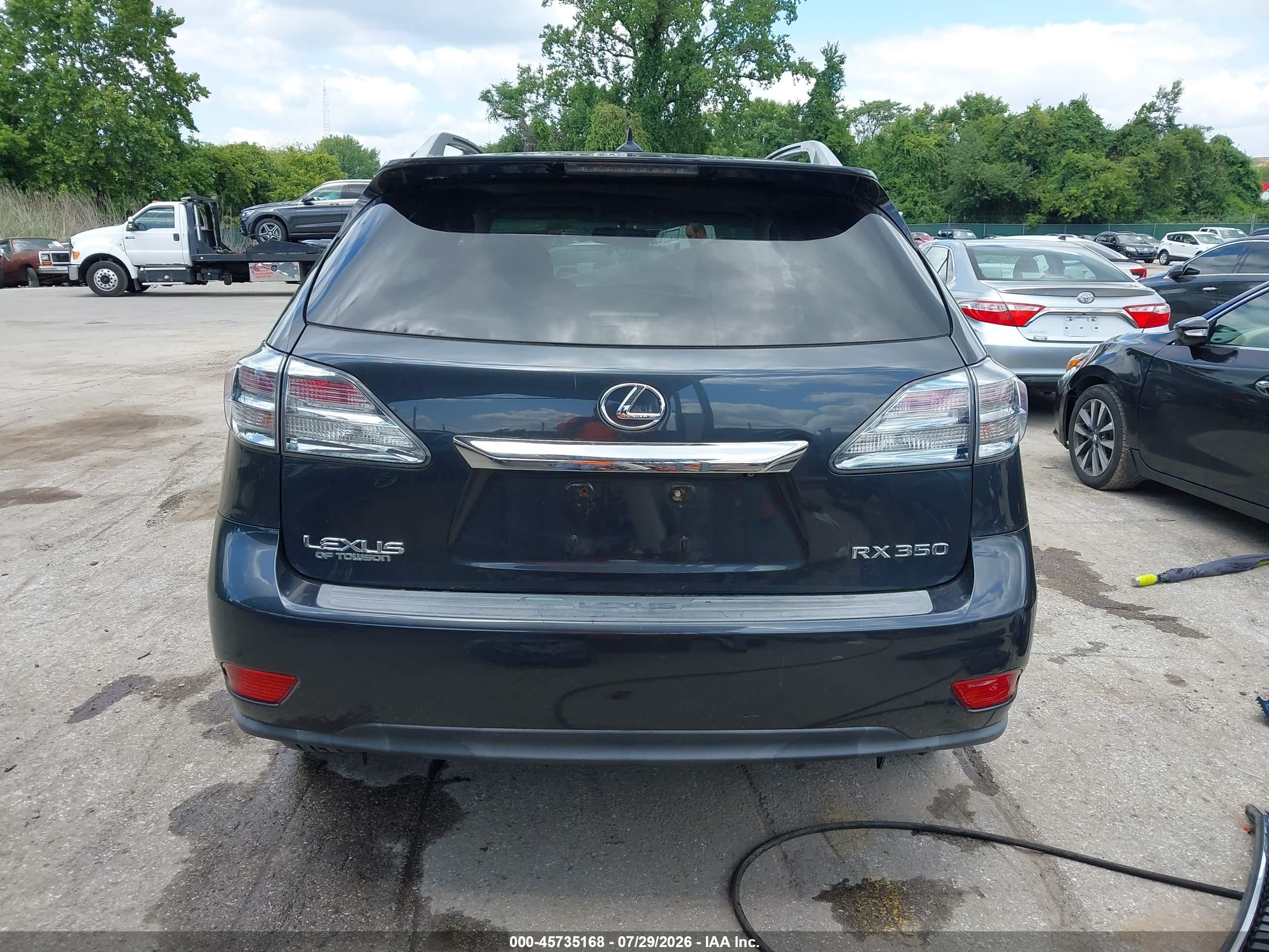 2010 Lexus Rx 350   Gray vin: 2T2BK1BA0AC057946