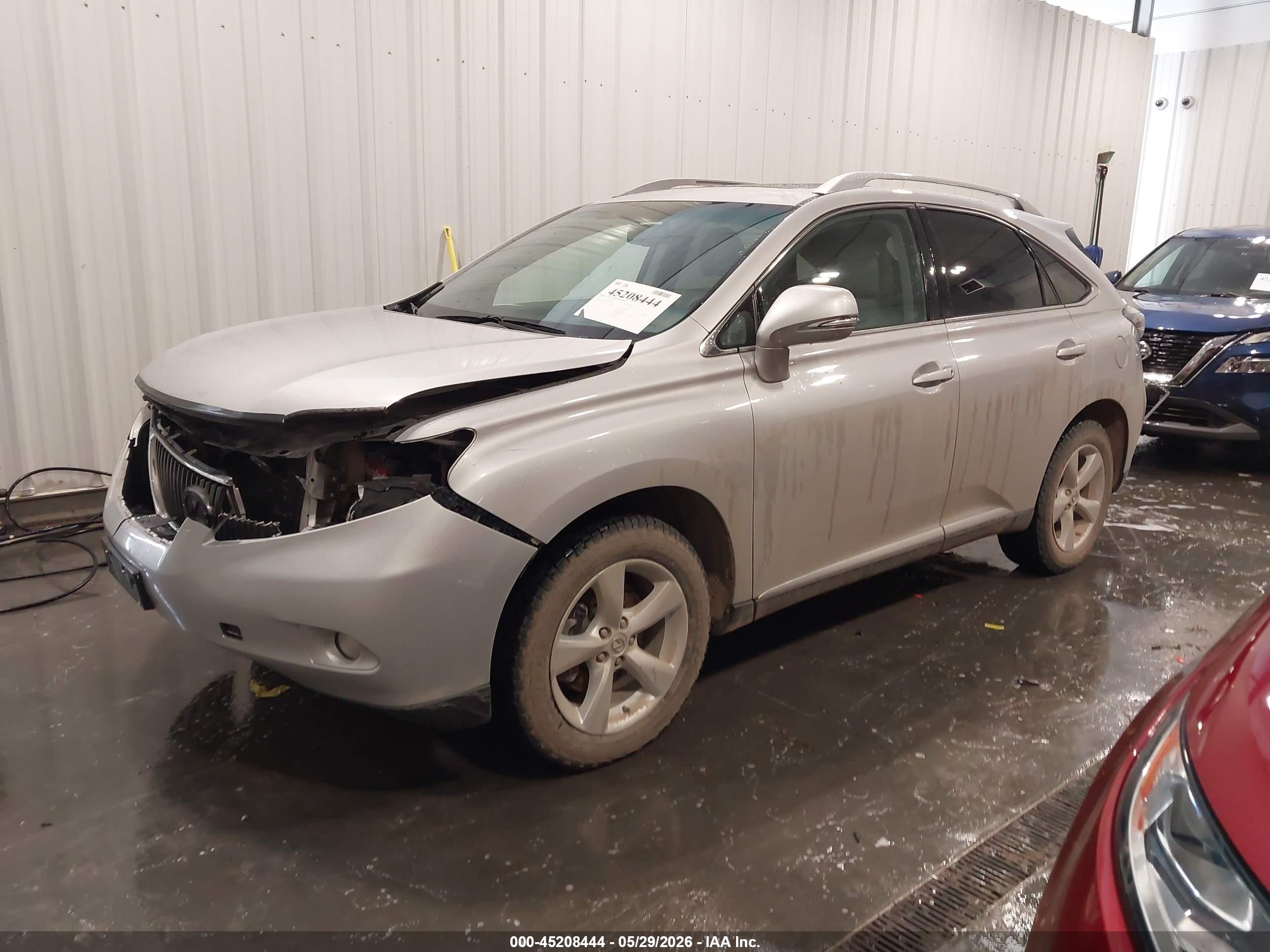 2010 Lexus Rx 350   Silver vin: 2T2BK1BA0AC059762