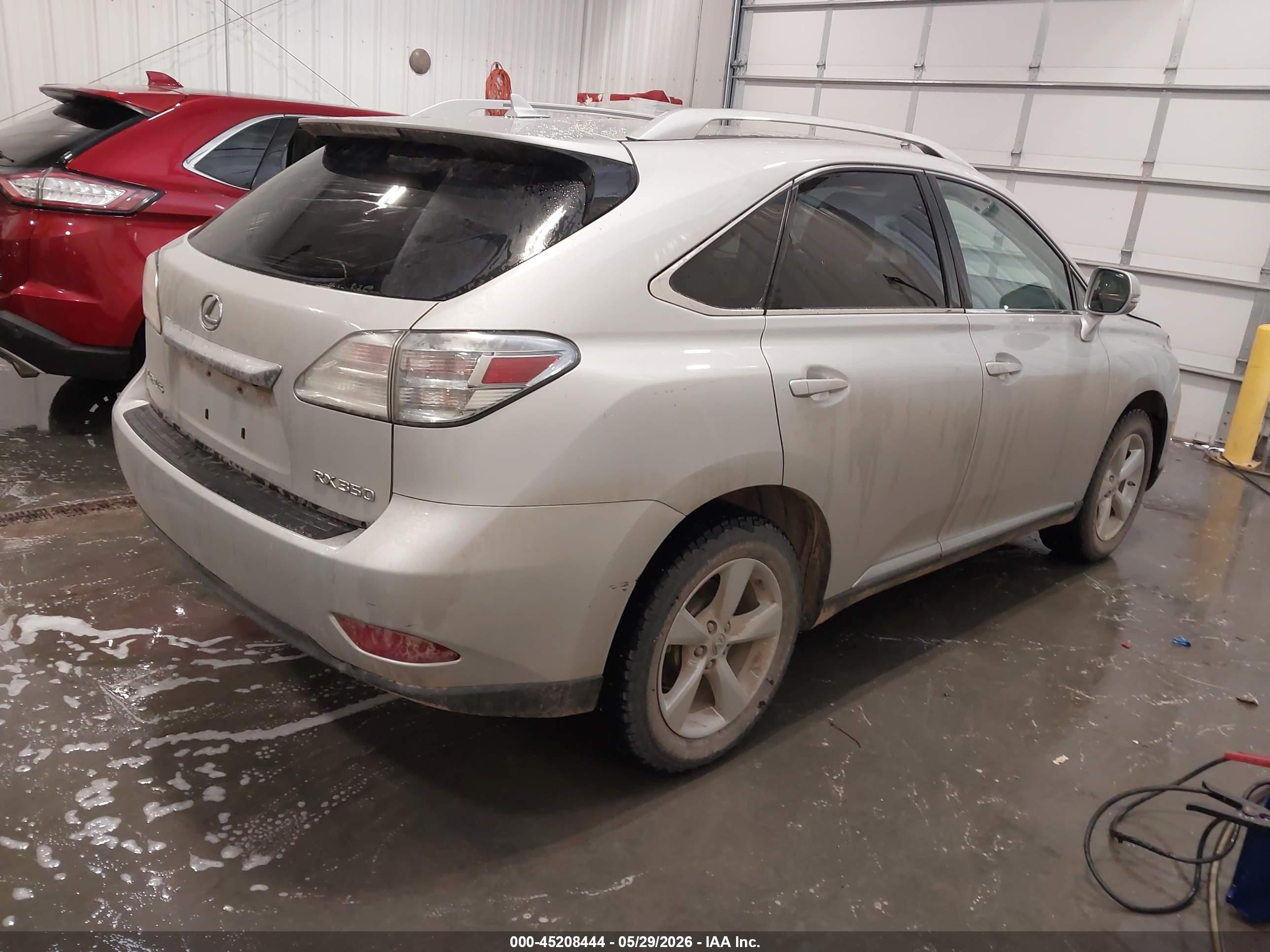 2010 Lexus Rx 350   Silver vin: 2T2BK1BA0AC059762