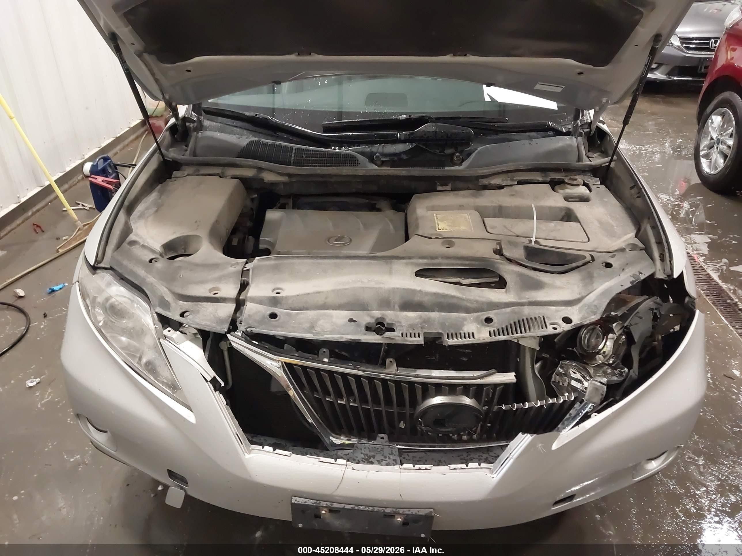 2010 Lexus Rx 350   Silver vin: 2T2BK1BA0AC059762