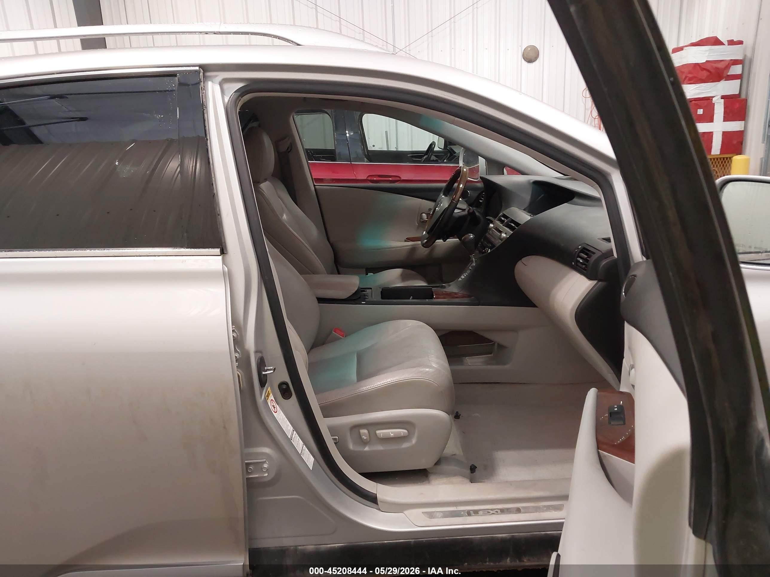 2010 Lexus Rx 350   Silver vin: 2T2BK1BA0AC059762