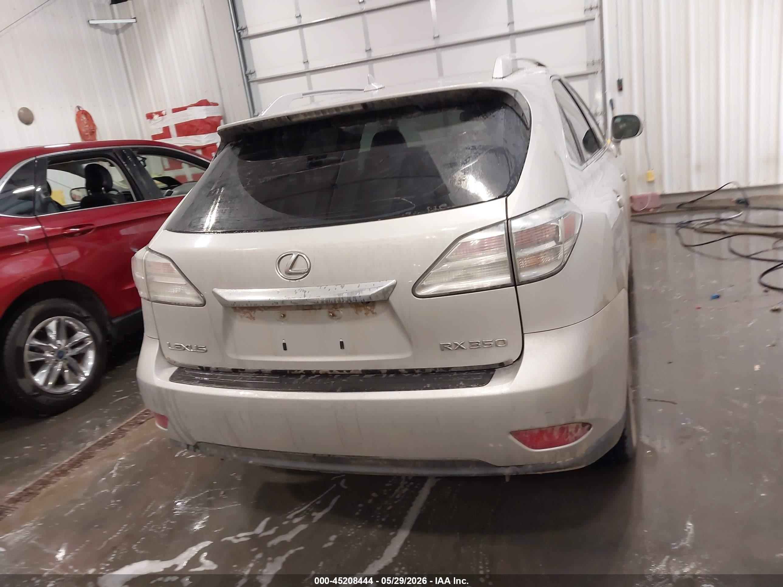 2010 Lexus Rx 350   Silver vin: 2T2BK1BA0AC059762