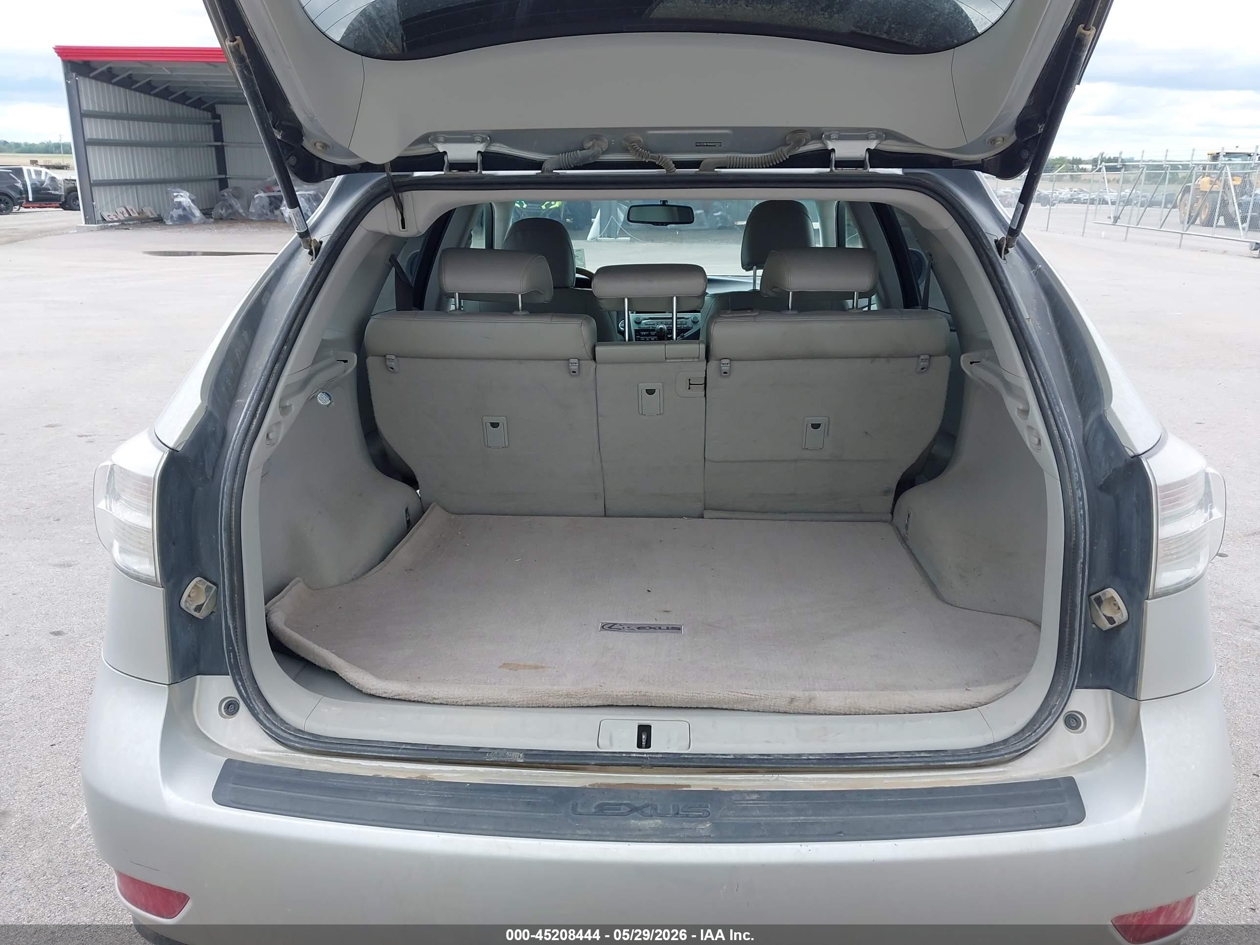 2010 Lexus Rx 350   Silver vin: 2T2BK1BA0AC059762