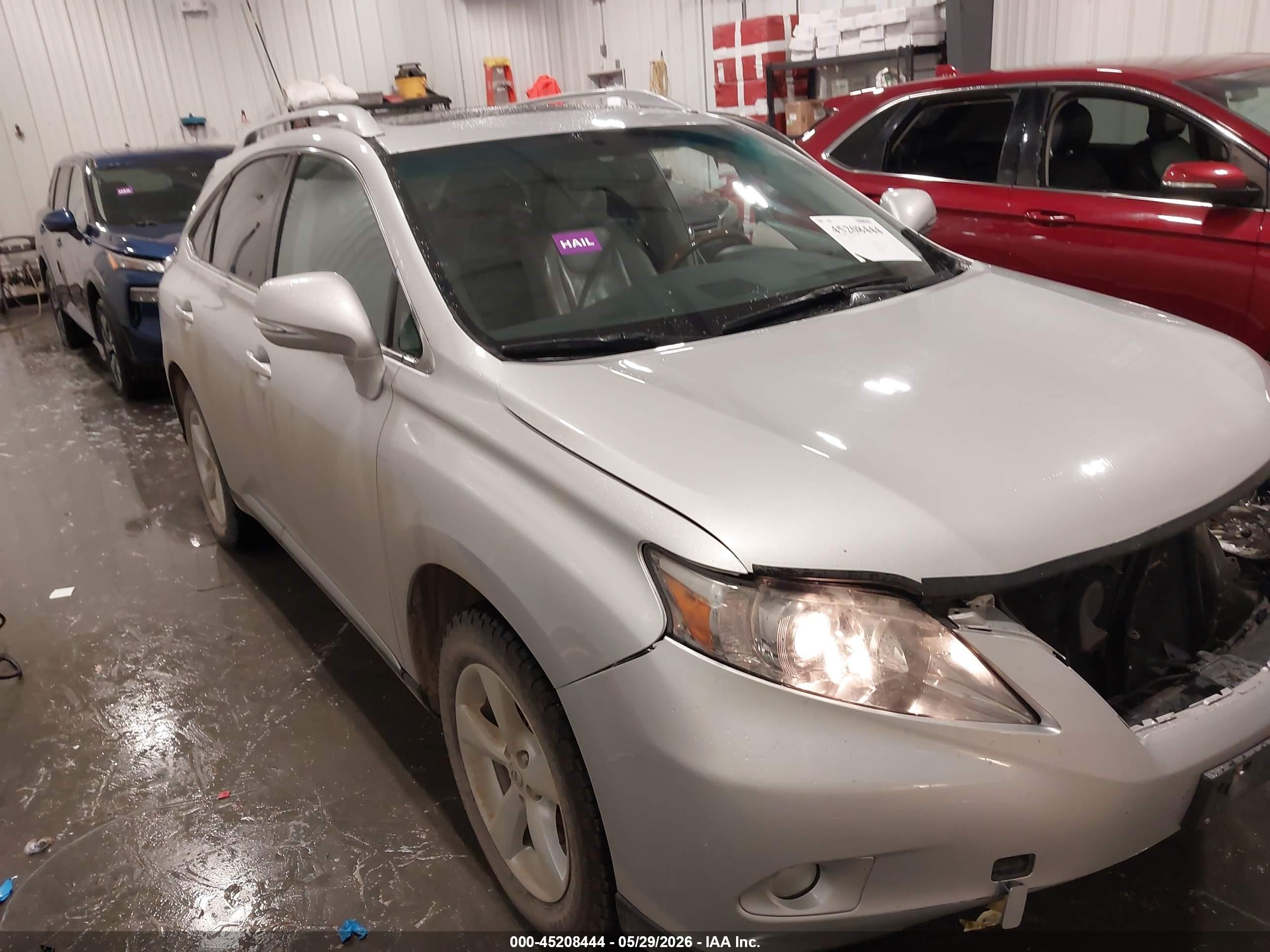 2010 Lexus Rx 350   Silver vin: 2T2BK1BA0AC059762