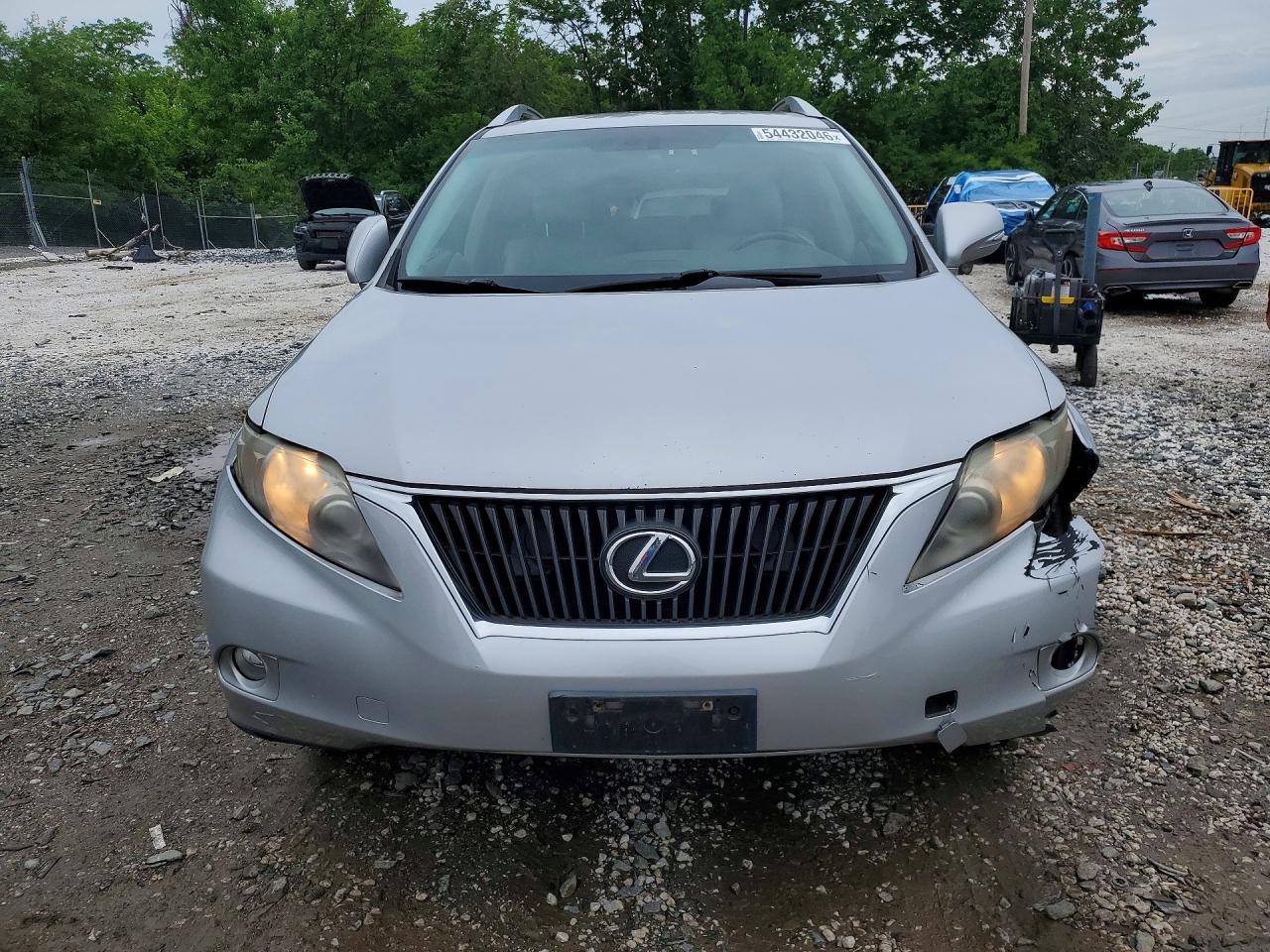 2010 Lexus Rx 350 Silver vin: 2T2BK1BA0AC062547