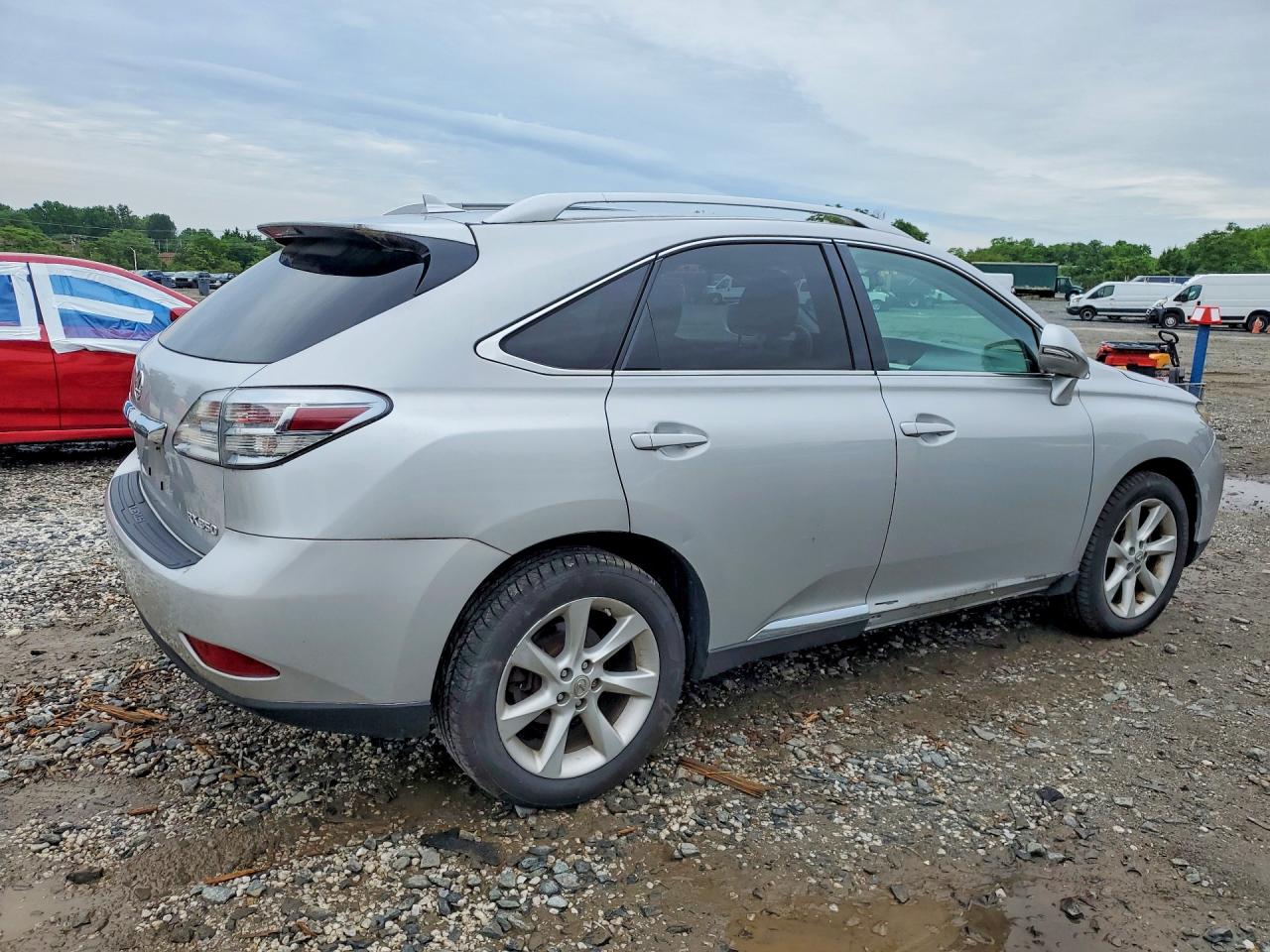 2010 Lexus Rx 350 Silver vin: 2T2BK1BA0AC062547