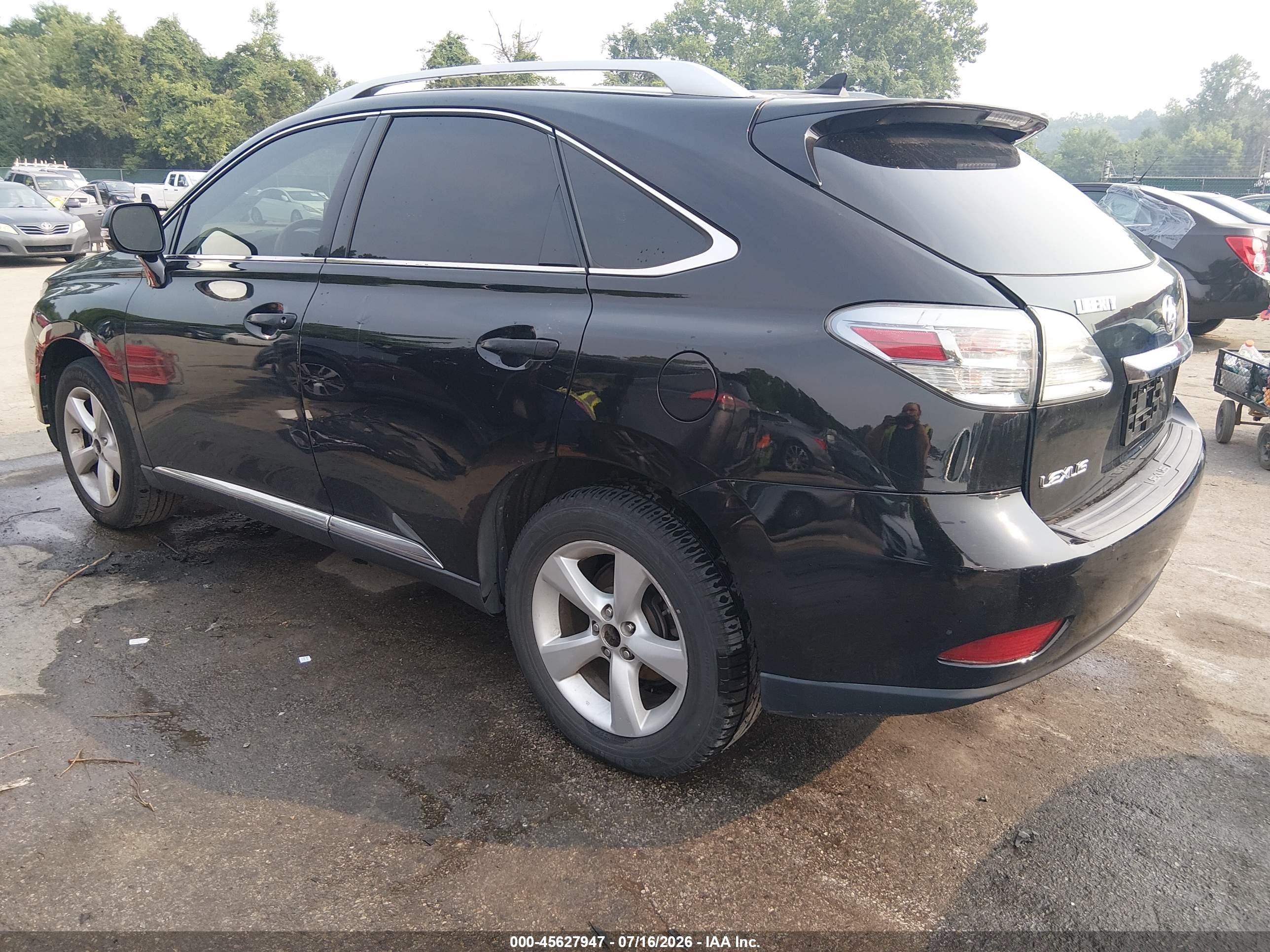 2010 Lexus Rx 350 Black vin: 2T2BK1BA0AC065979