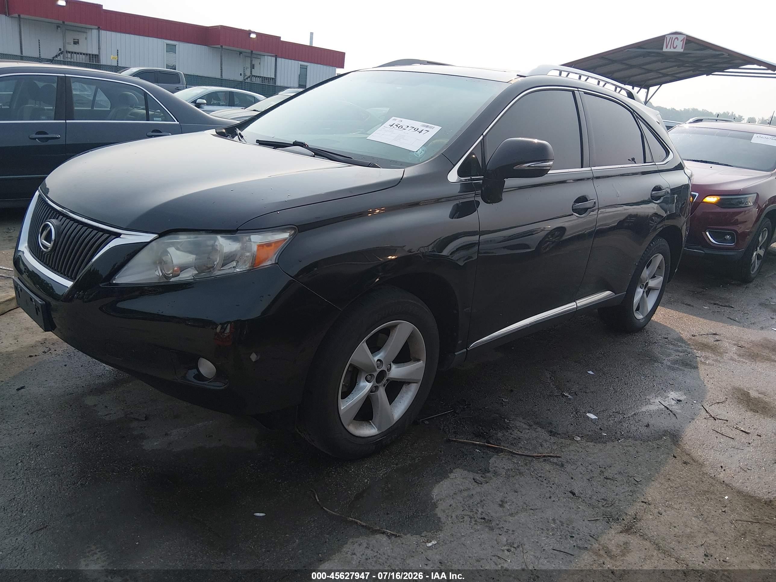 2010 Lexus Rx 350 Black vin: 2T2BK1BA0AC065979
