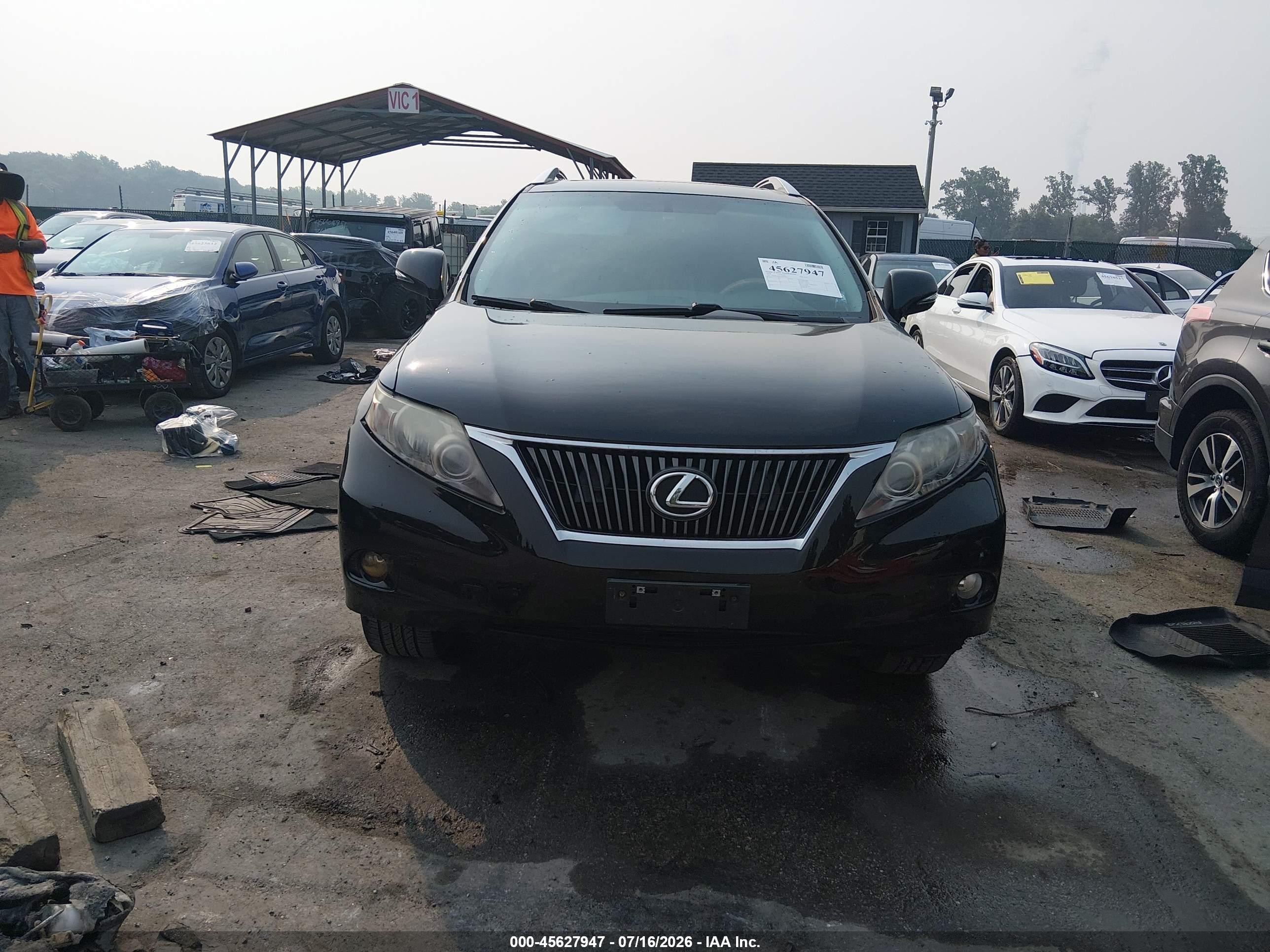2010 Lexus Rx 350 Black vin: 2T2BK1BA0AC065979