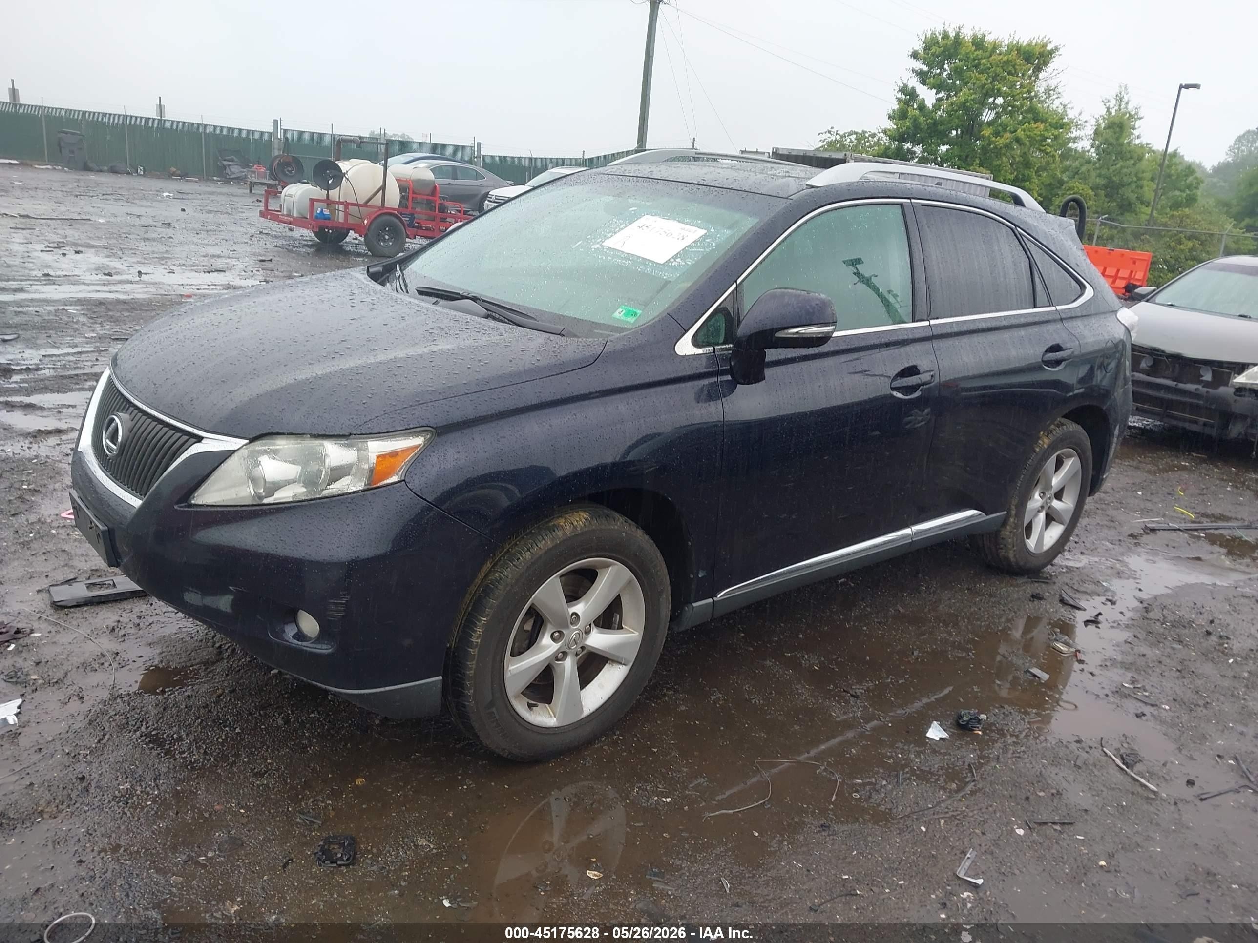 2010 Lexus Rx 350   Navy vin: 2T2BK1BA0AC072172