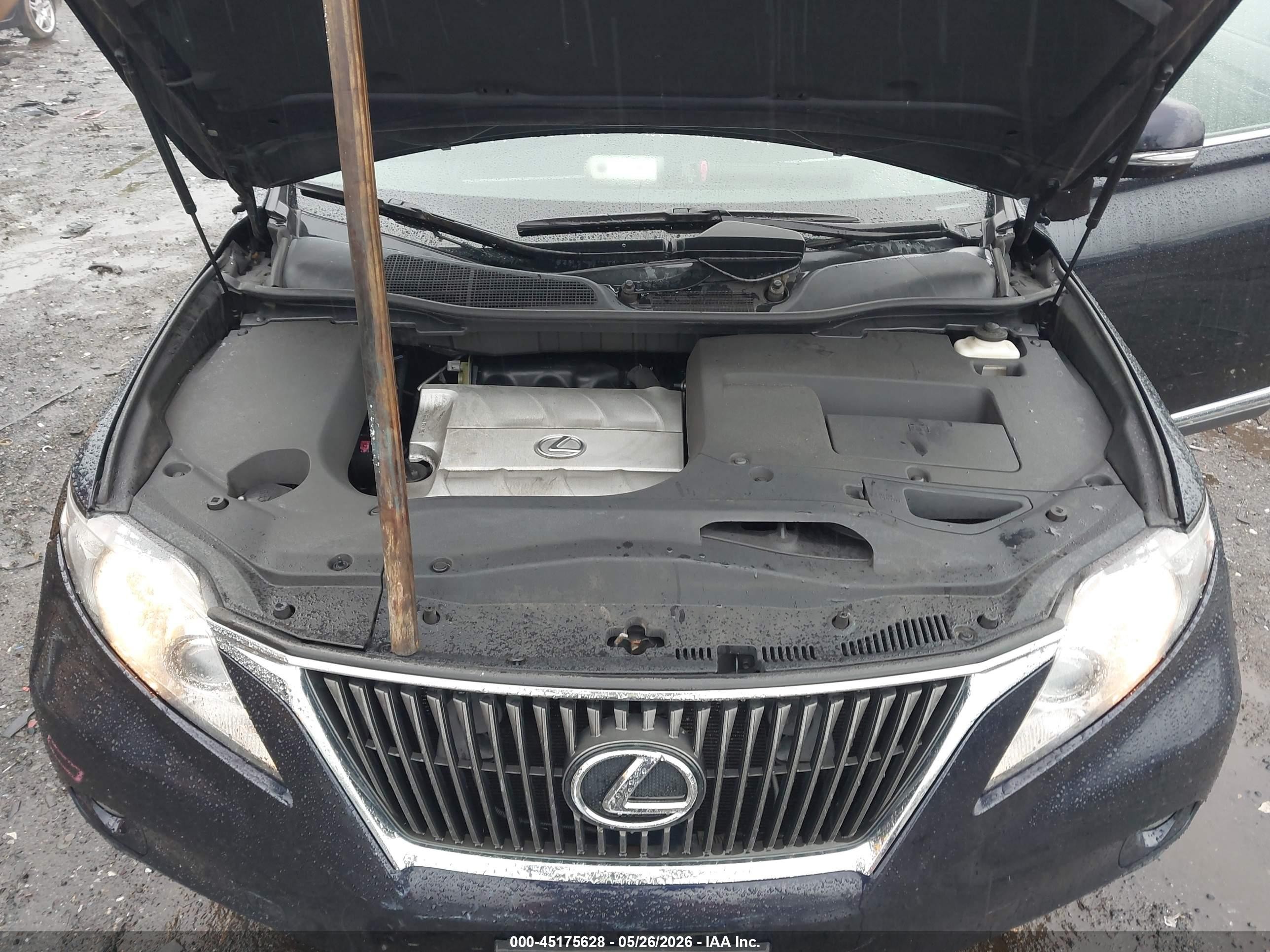 2010 Lexus Rx 350   Navy vin: 2T2BK1BA0AC072172