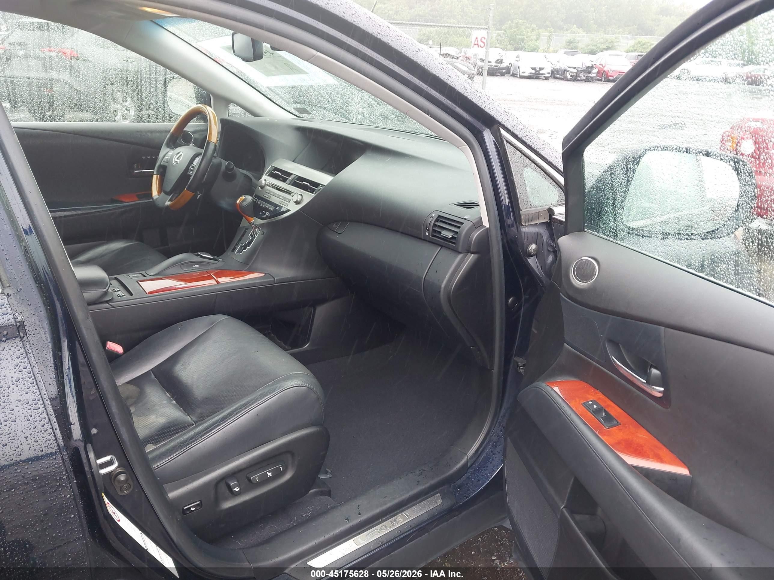 2010 Lexus Rx 350   Navy vin: 2T2BK1BA0AC072172