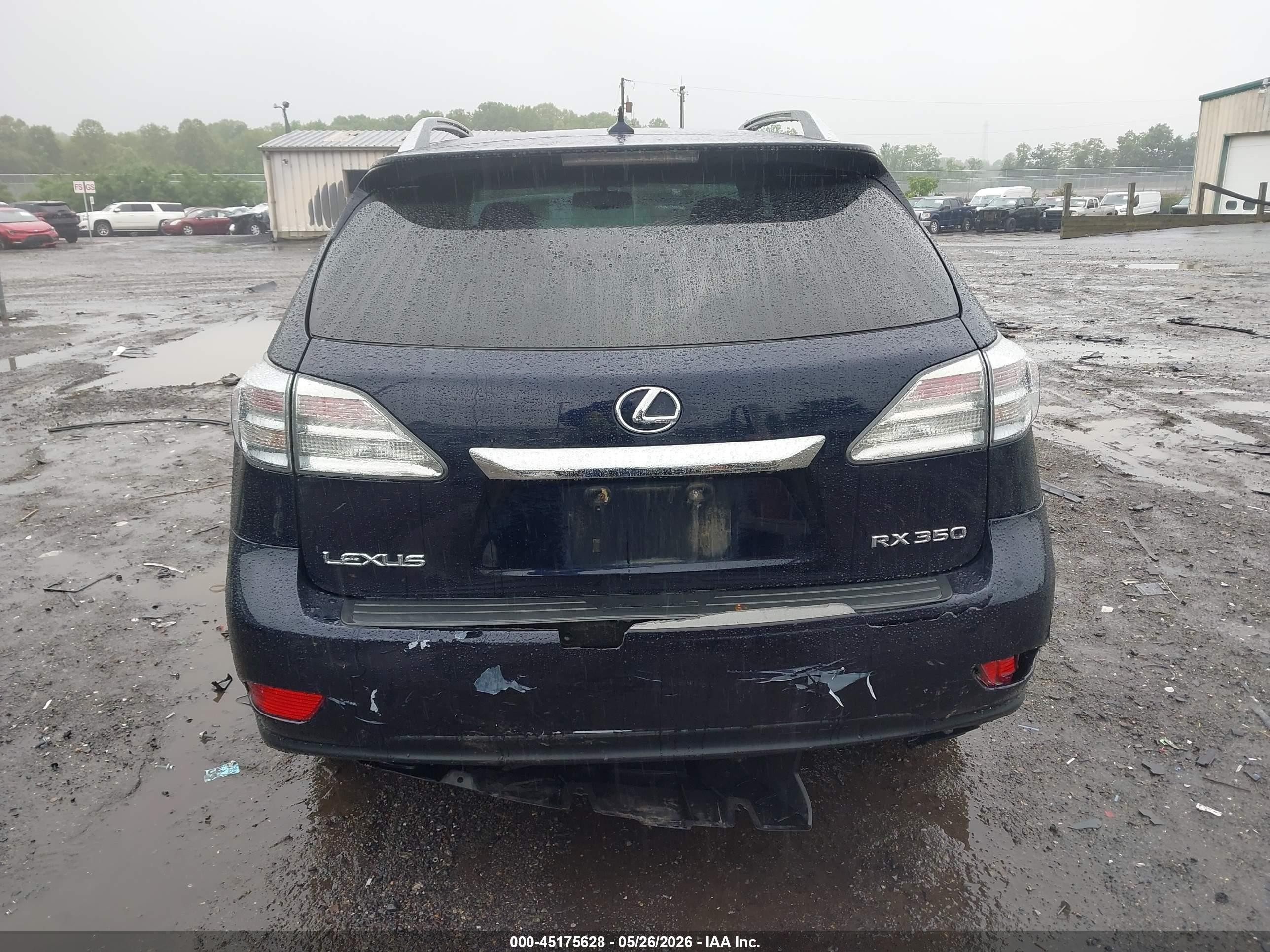2010 Lexus Rx 350   Navy vin: 2T2BK1BA0AC072172