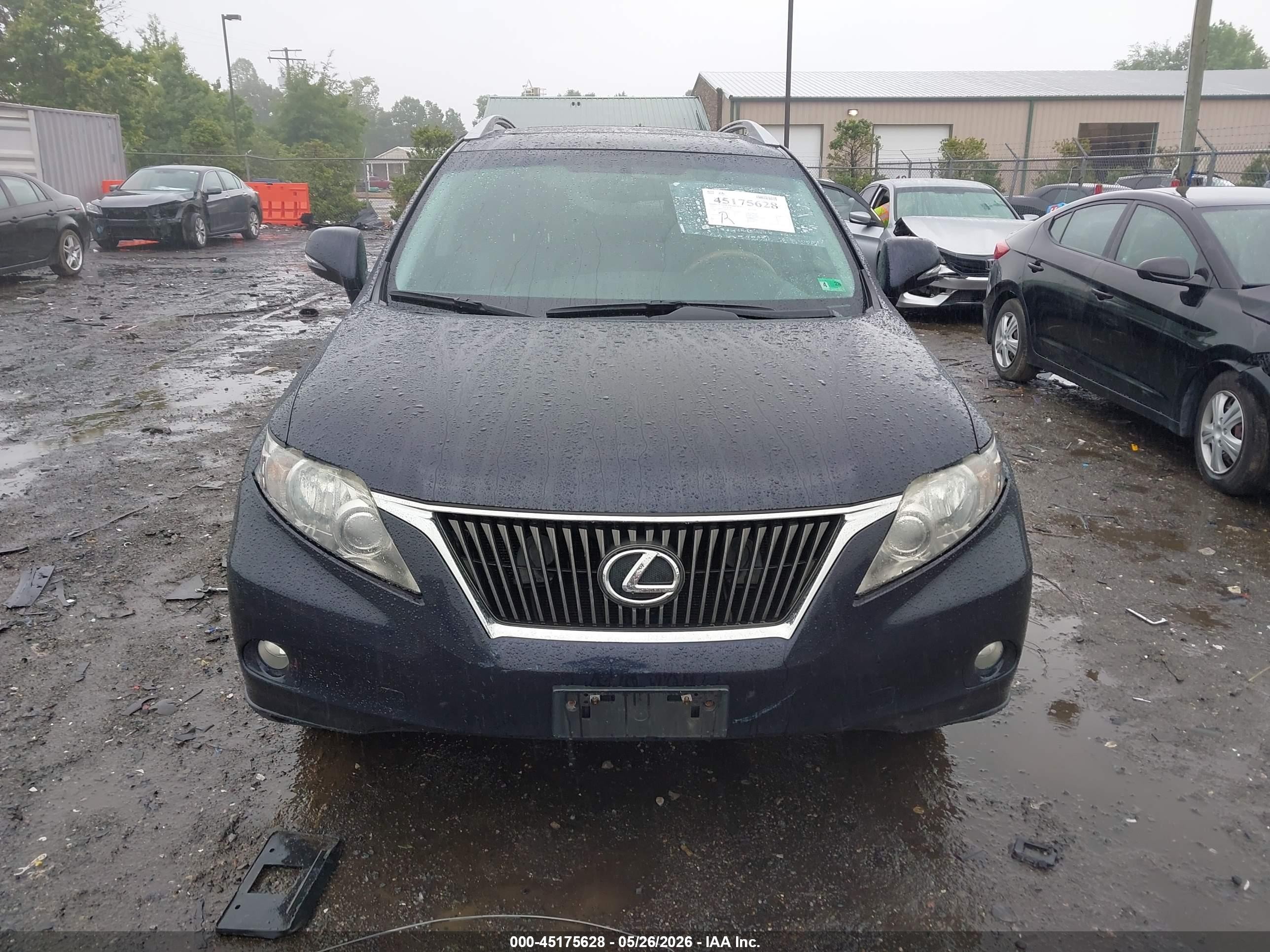 2010 Lexus Rx 350   Navy vin: 2T2BK1BA0AC072172