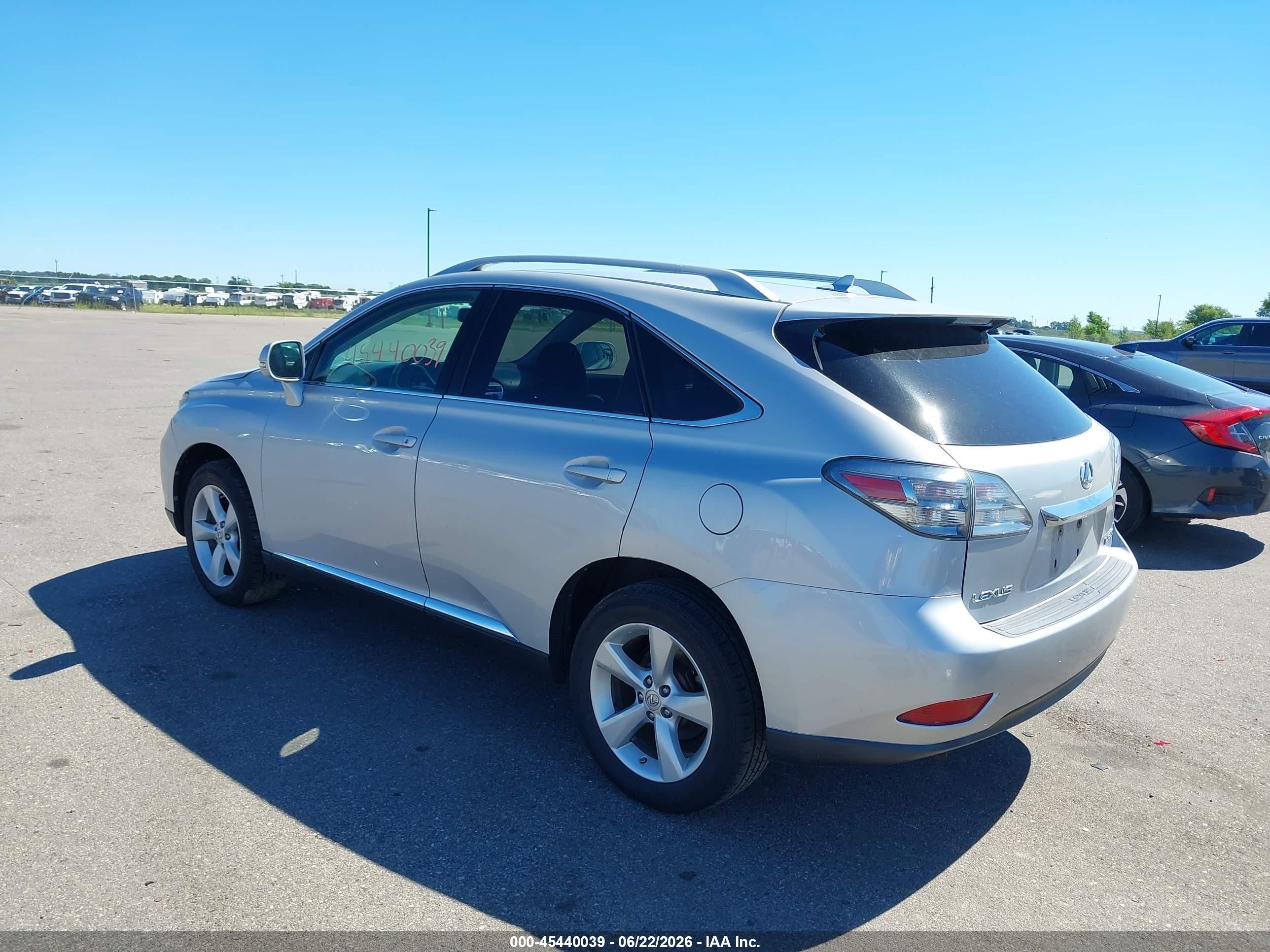 2010 Lexus Rx 350   Silver vin: 2T2BK1BA0AC076979
