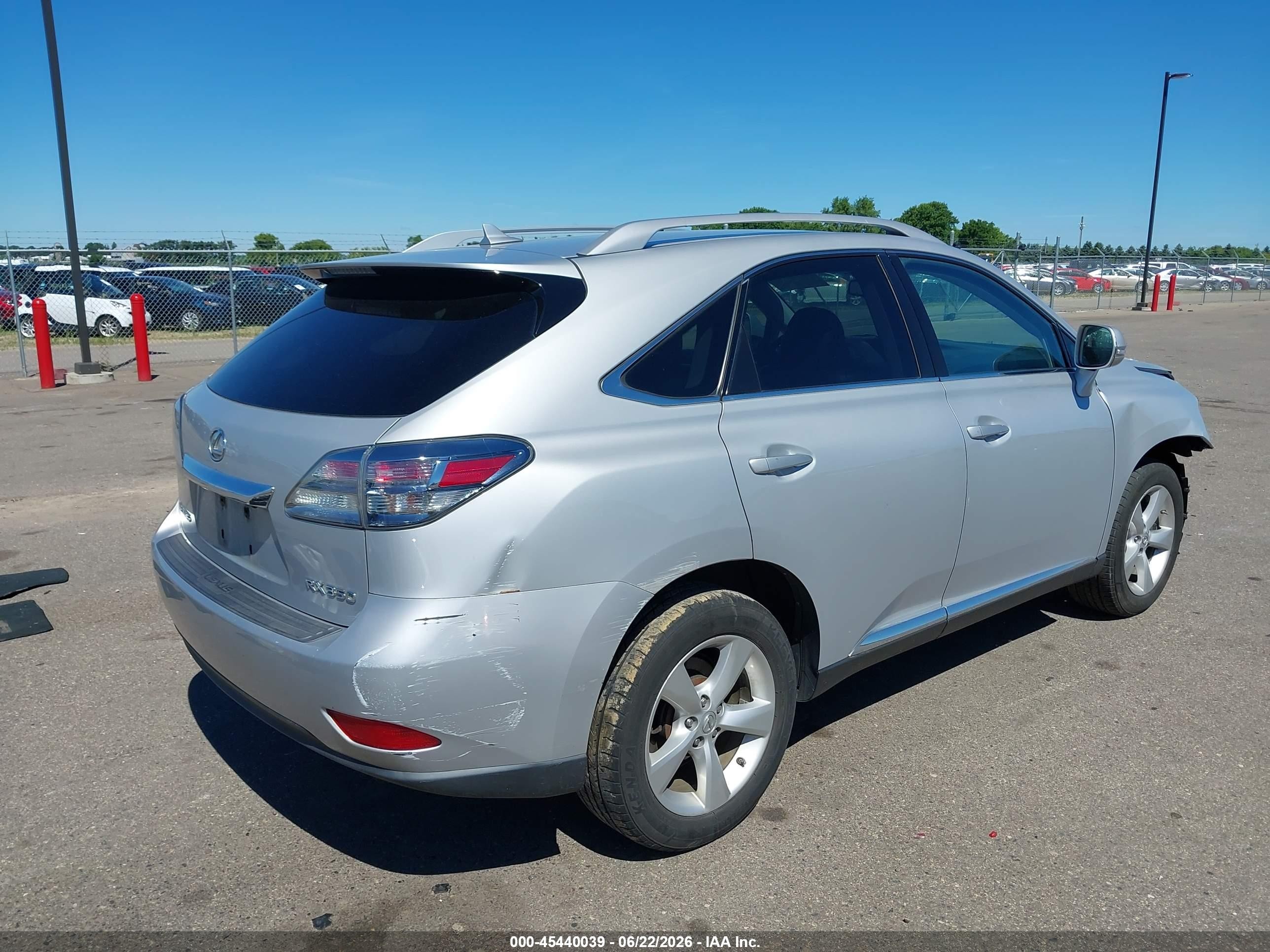 2010 Lexus Rx 350   Silver vin: 2T2BK1BA0AC076979