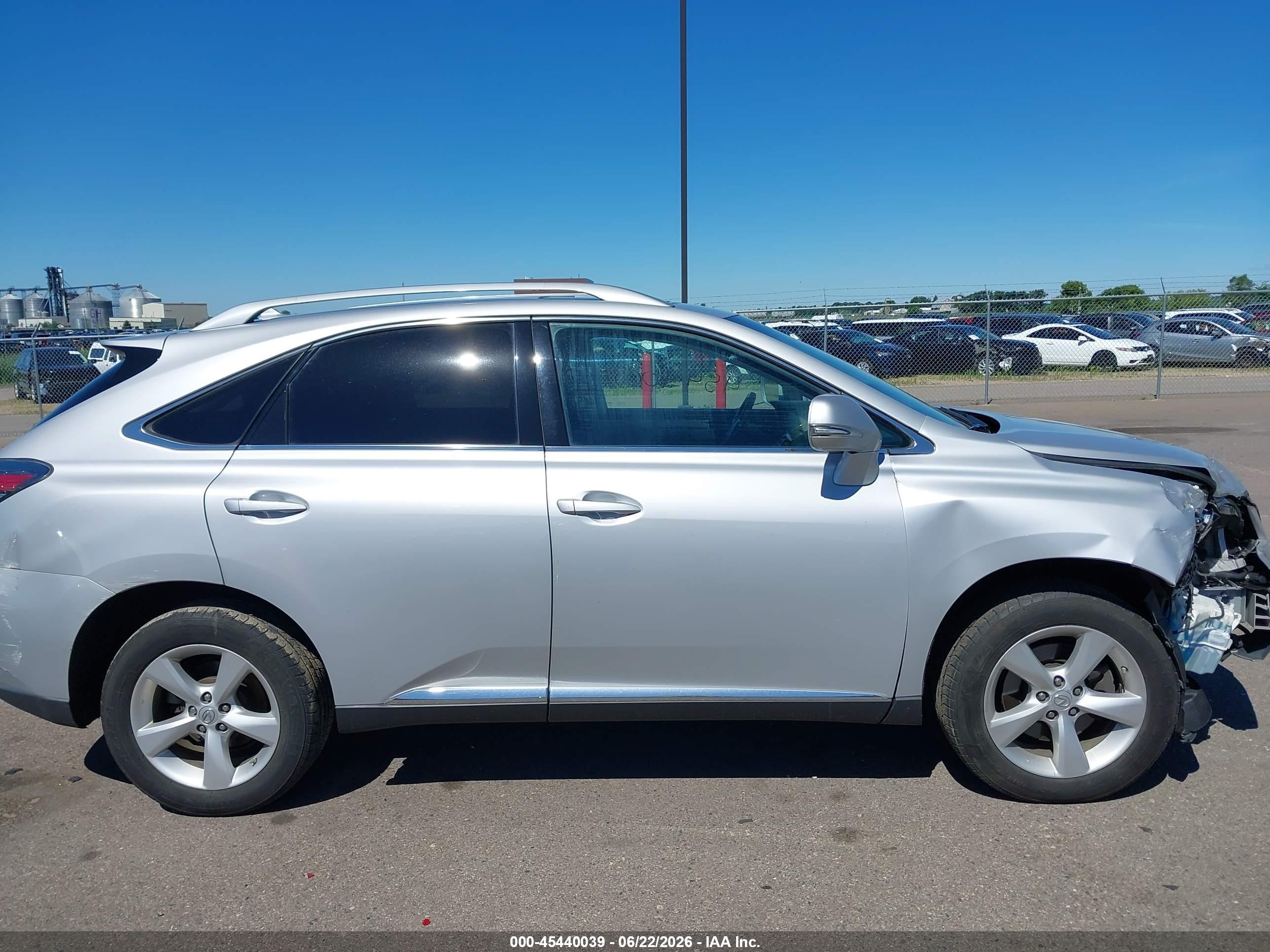 2010 Lexus Rx 350   Silver vin: 2T2BK1BA0AC076979